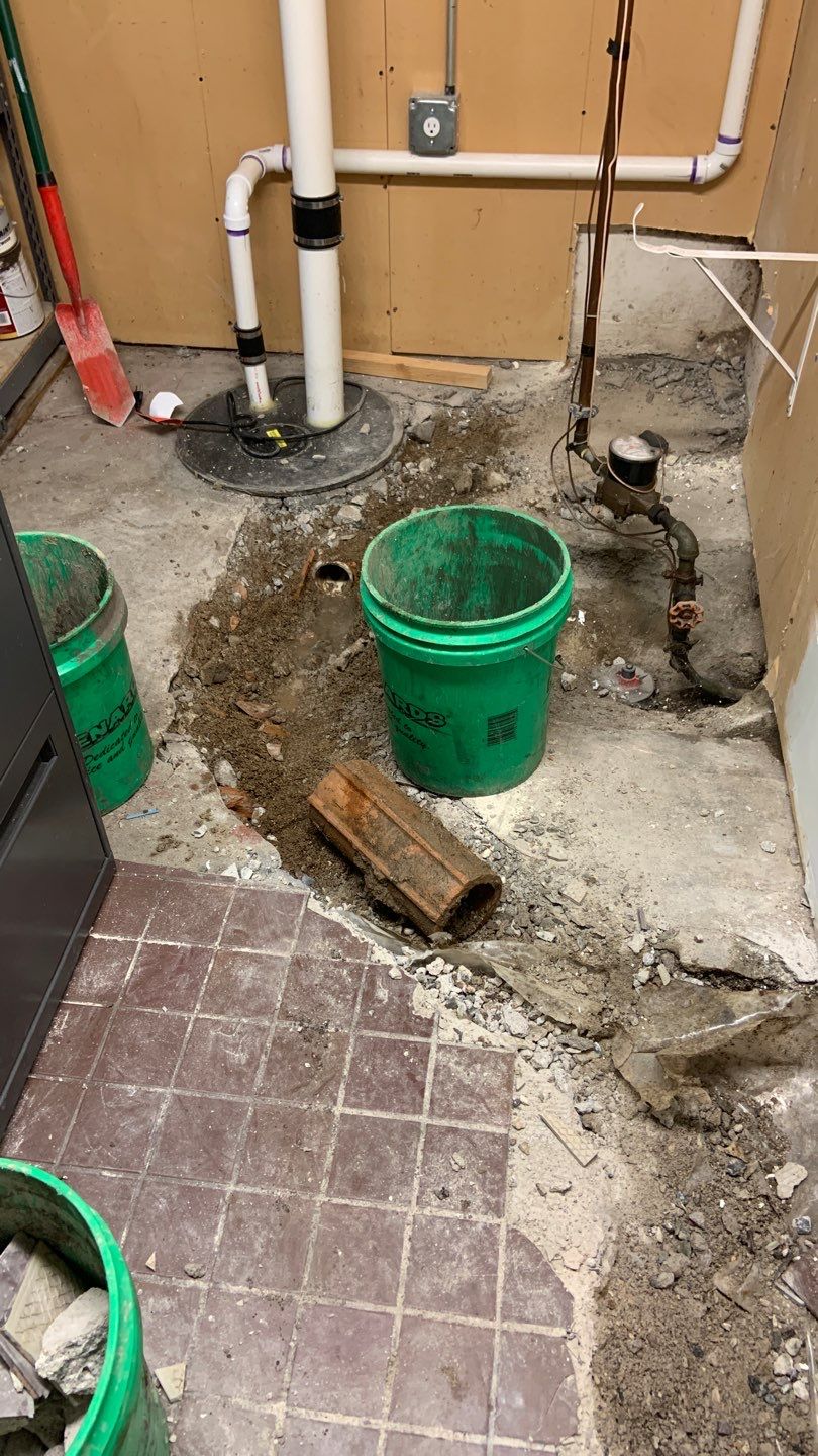Custom Dual Sump System for Maggie by Waterproofing Northeast