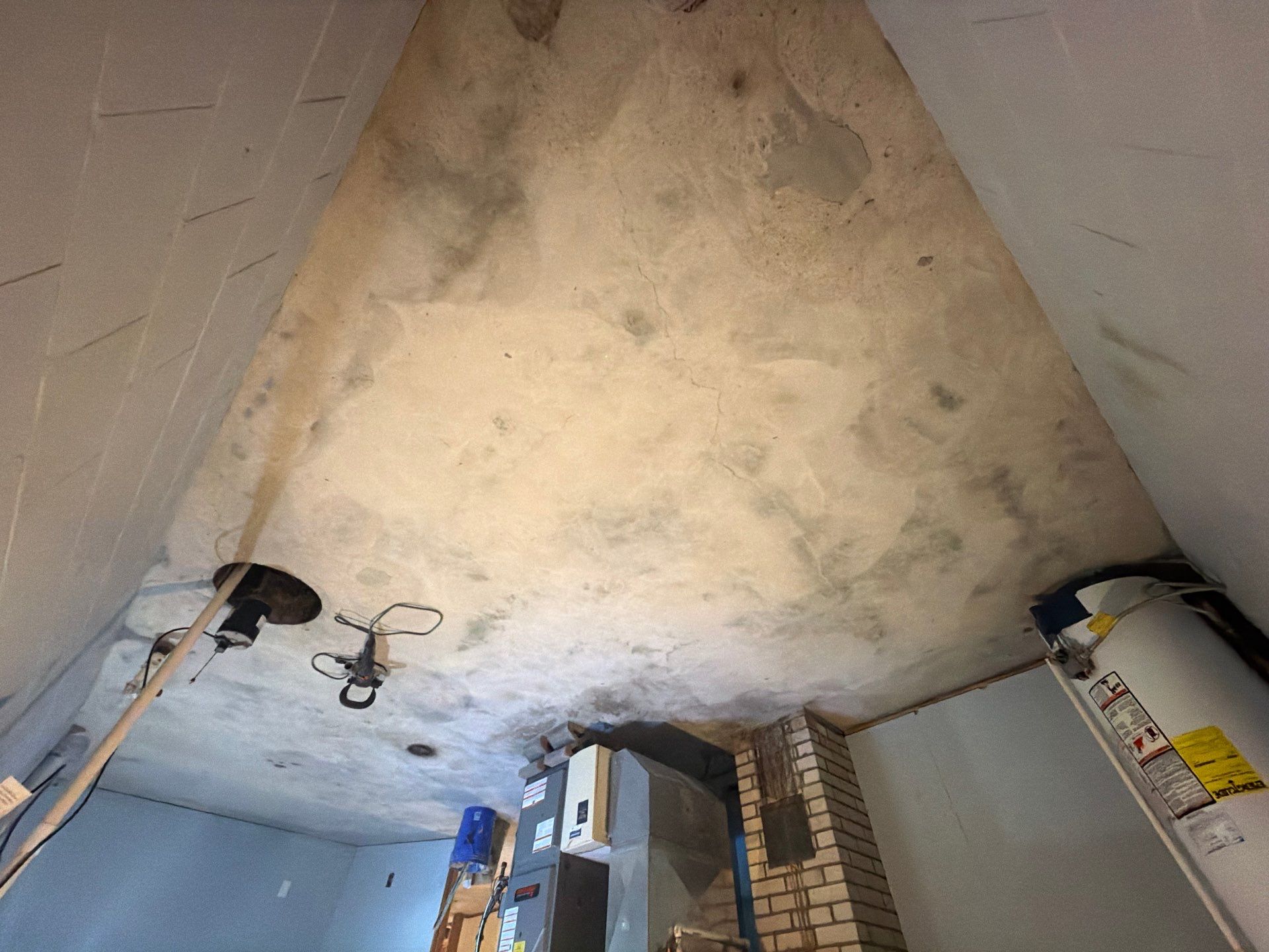 Basement Epoxy Flake Floor Installation and Surface Repair in Montague by Gordon Painting