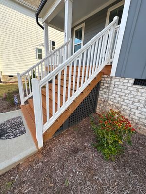 Deck using Wood Sealant and Stain