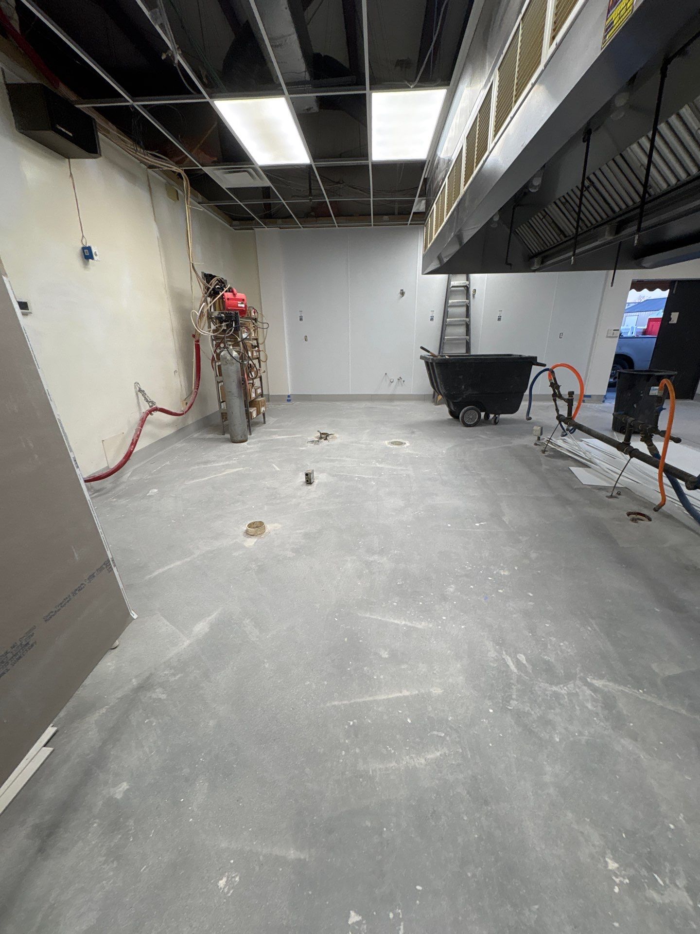 Commercial Kitchen Floor Remodel at Elks, Winchester, VA by Tailored Concrete Coatings