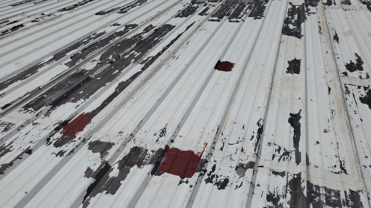Commercial Roofing Installation using GAF 10 Year Acrylic System by Lighthouse Roofing
