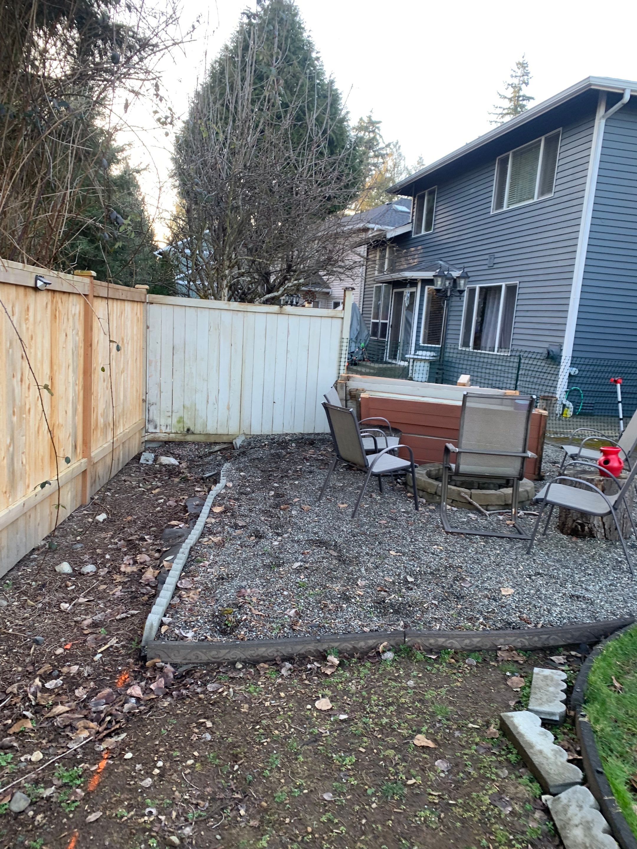 Benedict | Stamped Concrete Back Patio by Jireh Asphalt & Concrete Inc 
