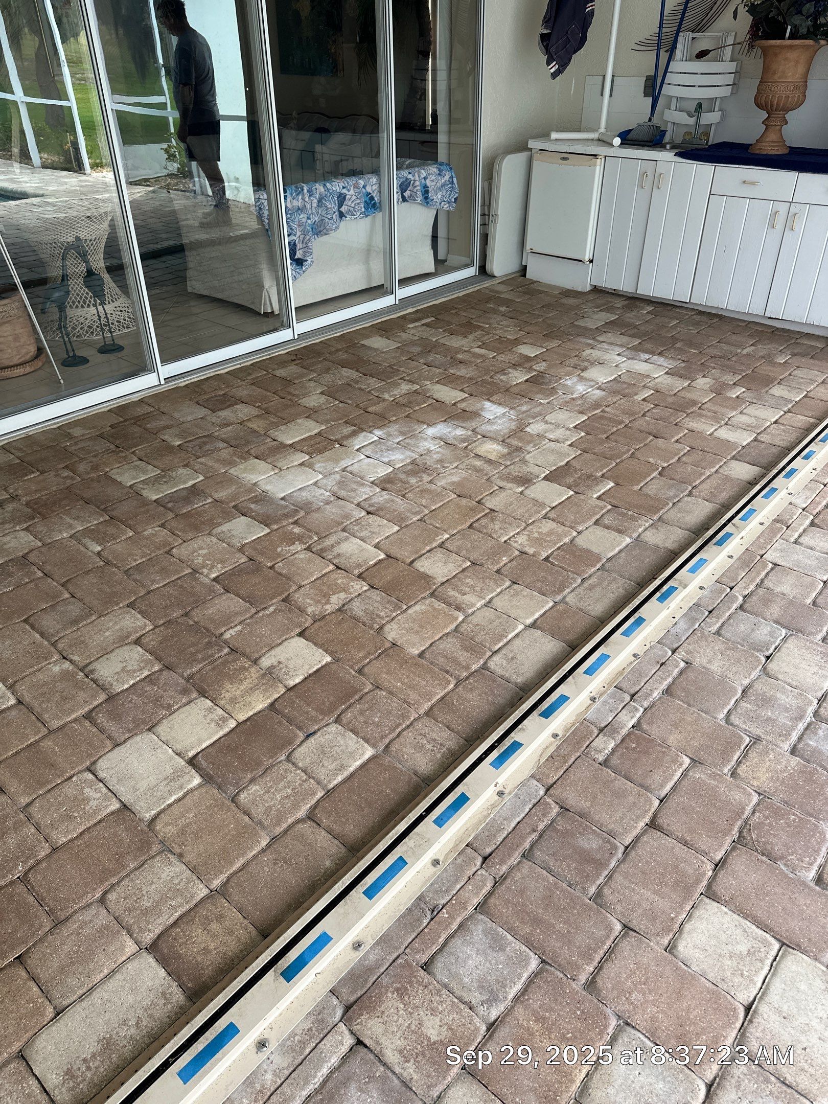 Sun City Center Paver Stripping and Sealing for Pool Deck by Supreme Paver Experts