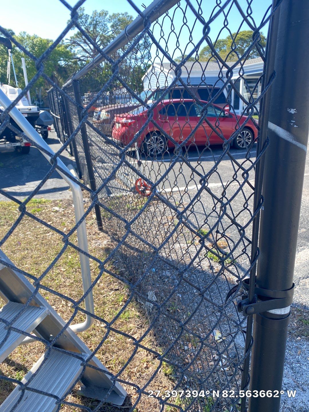 Parrish, FL 6+1 Black Commercial Chain-Link Fence by Asap fence and gates, LLC