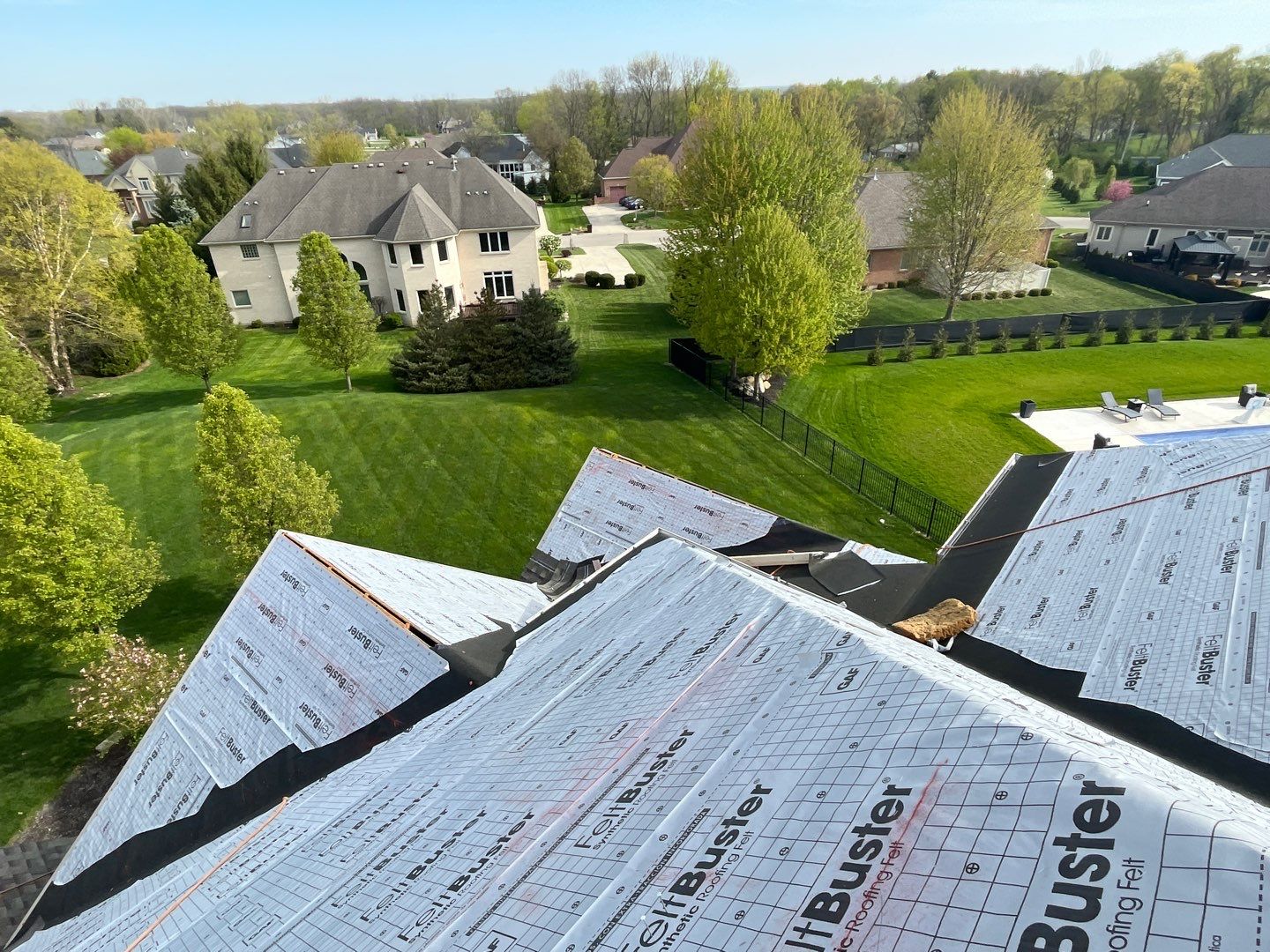 Residential Roofing Installation using GAF Timberline HDZ Weathered Wood by Nitro Roofing and Construction
