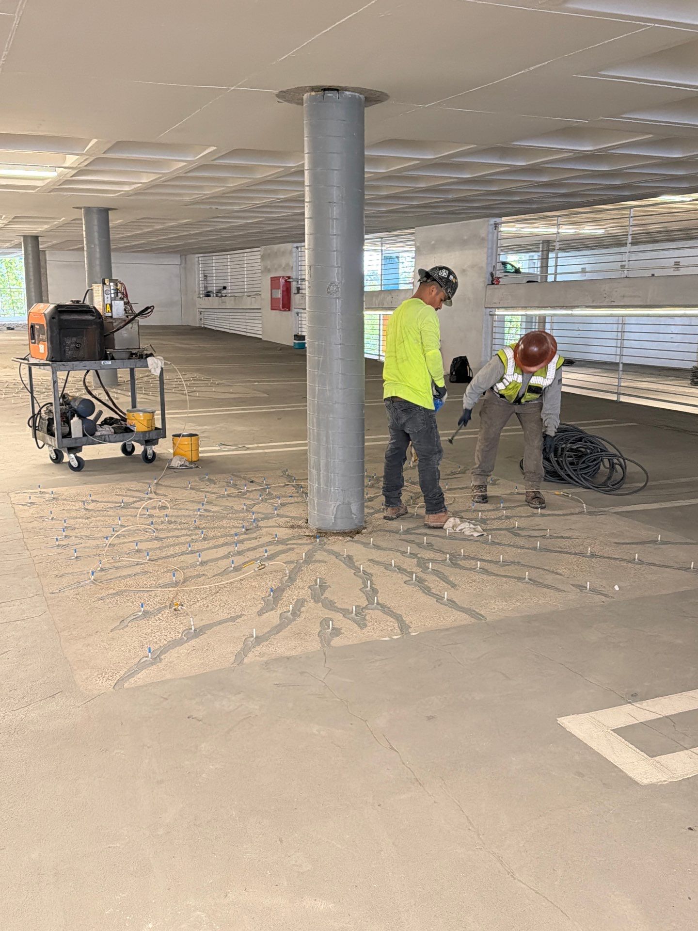 Parking Garage Project in El Segundo by Elite Concrete Restoration 