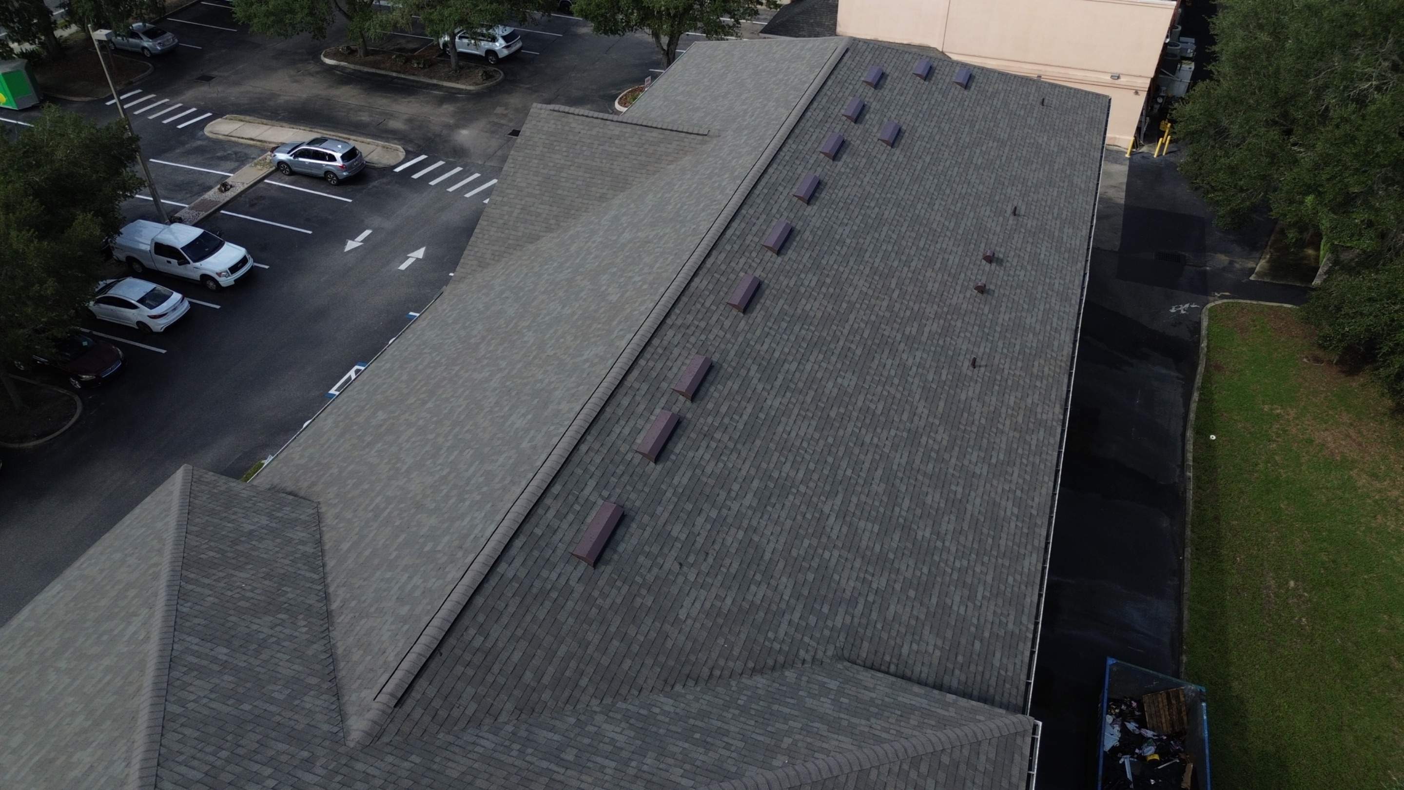 Reroofing a Commercial Building on Archer Road Gainesville, FL by Brehm Roofing