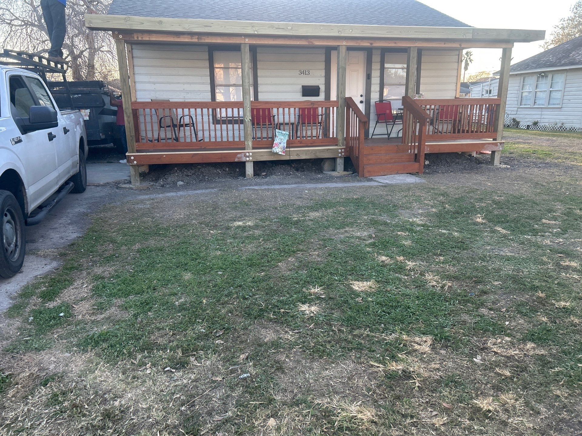 Over Engineered Patio by Bayfront Roofing and Construction