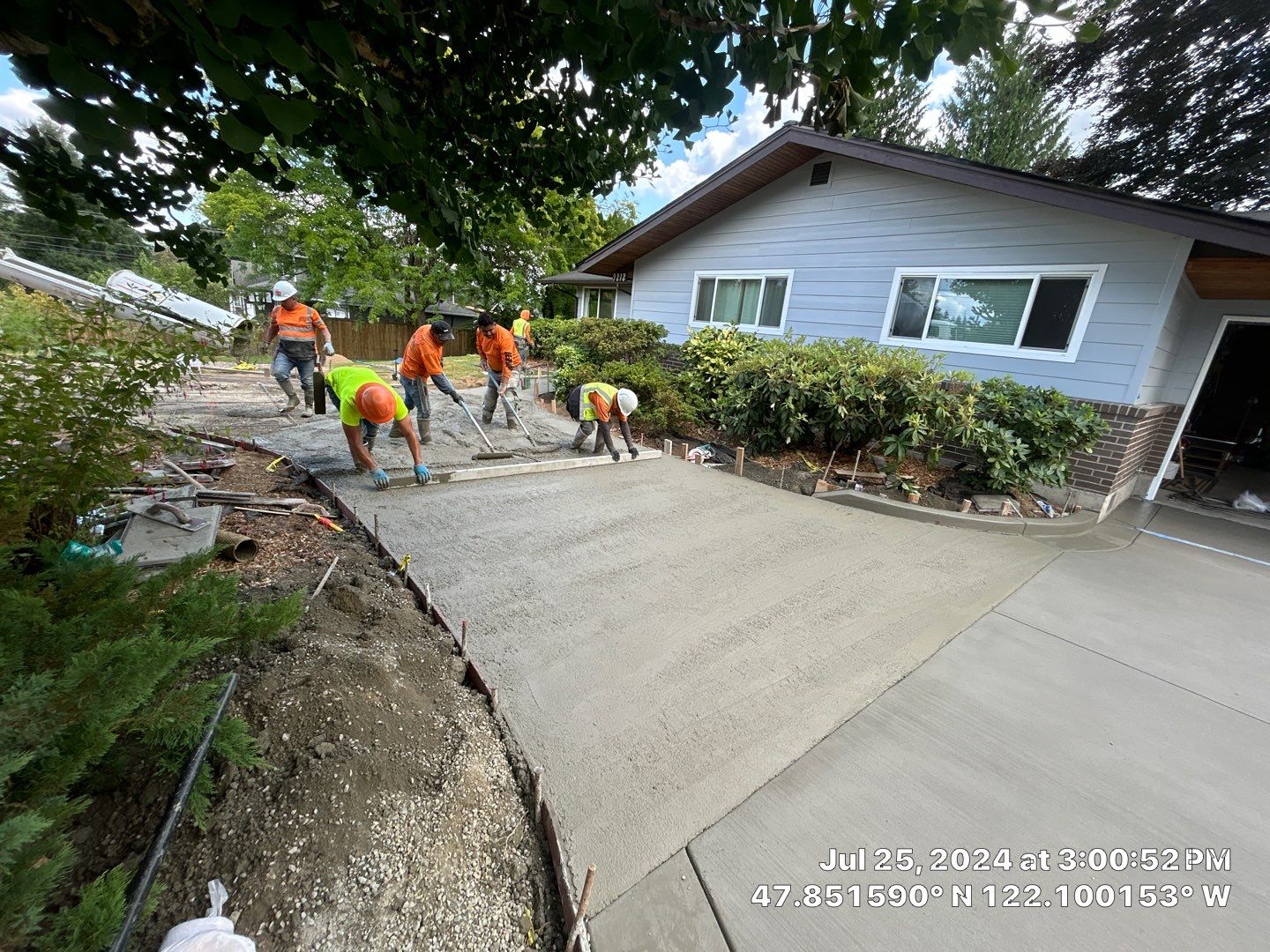 Rodd | Concrete Driveway Extentension by Jireh Asphalt & Concrete Inc 
