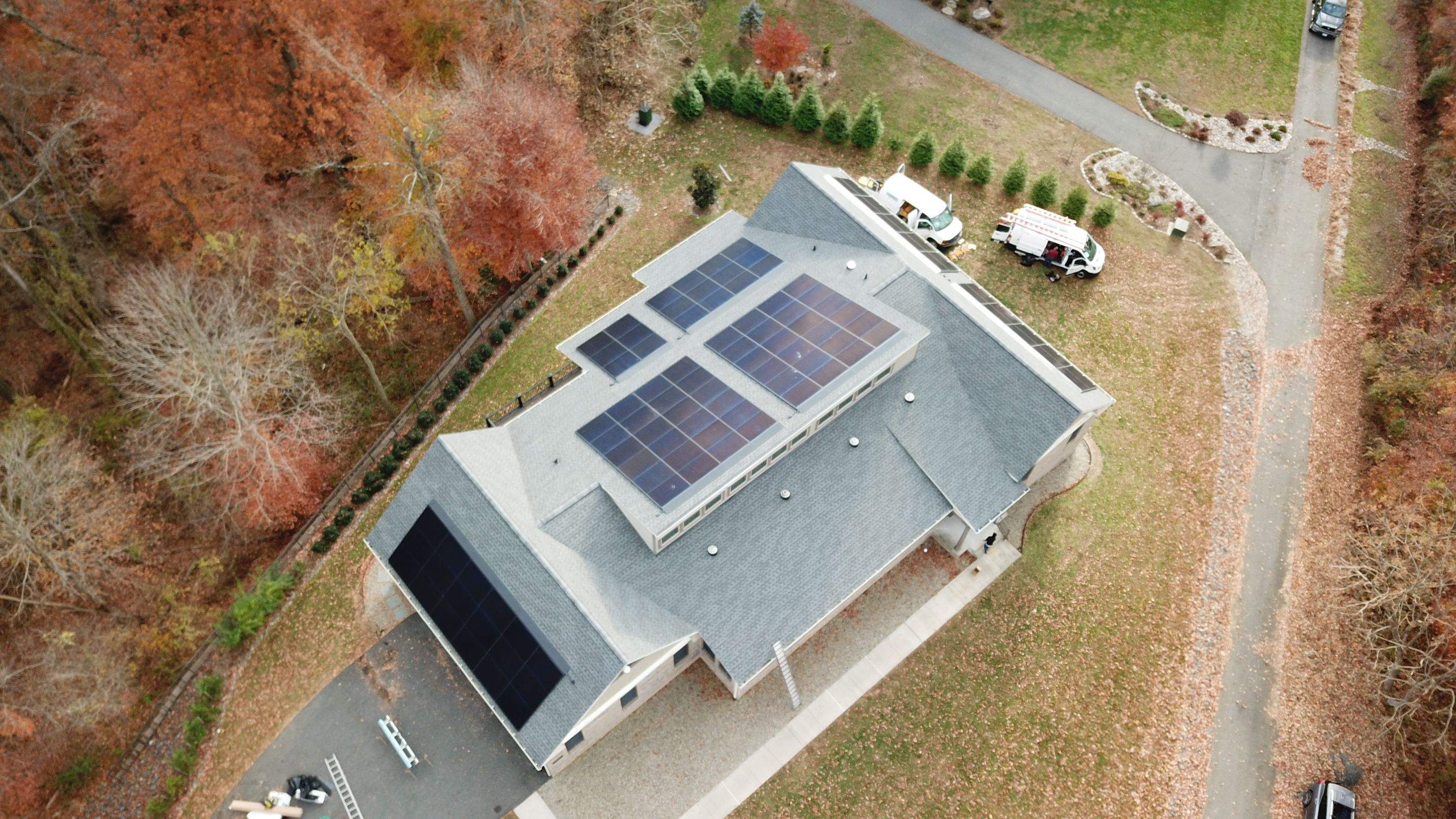 Solar Roof using GAF Decotech integrated panels by American Home Contractors