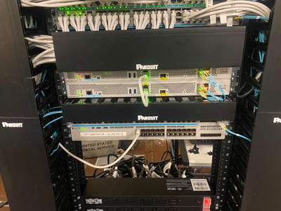 Structured cabling installation by CimaSolutions