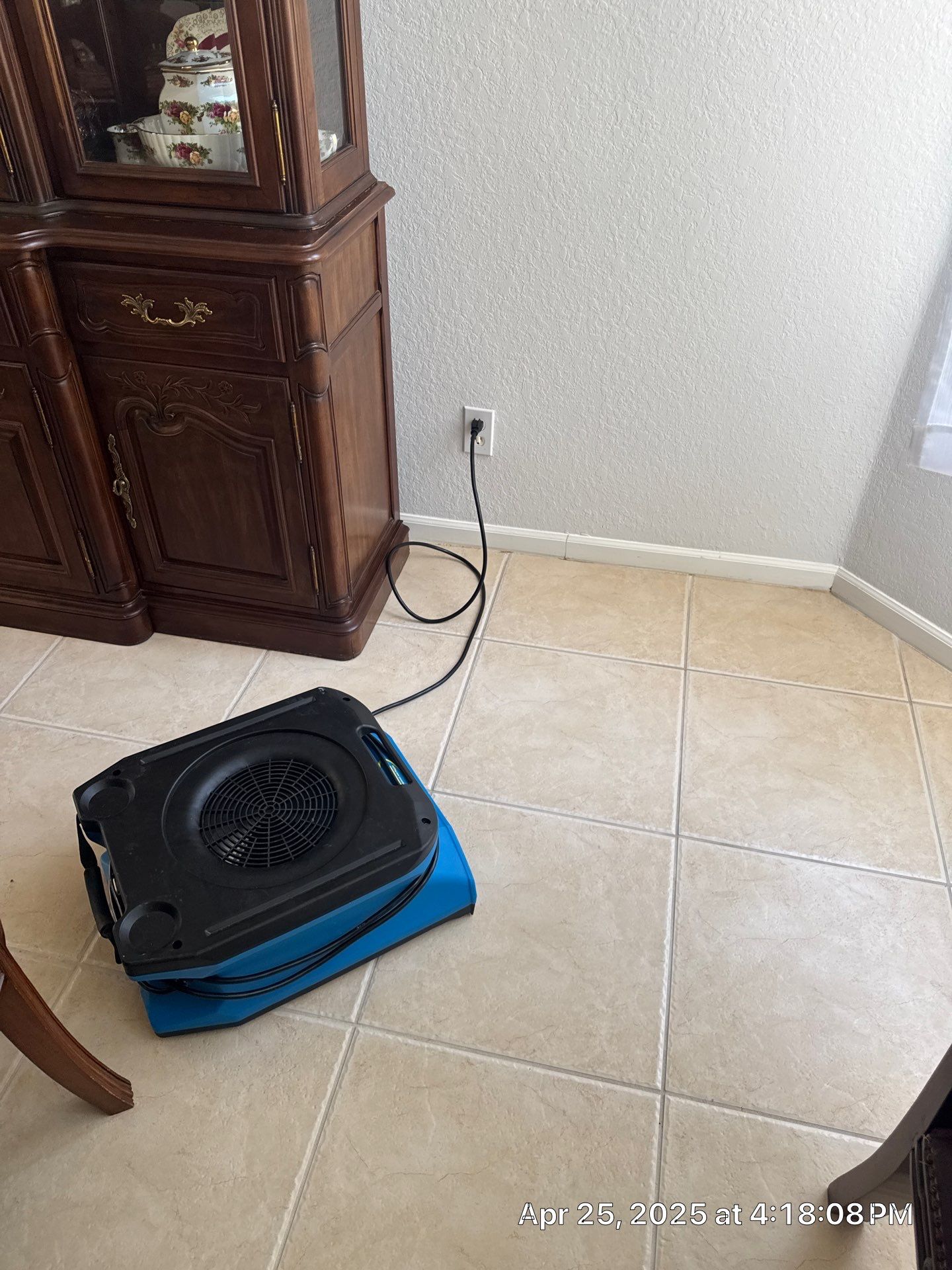 Water Damage using Drying Equipment by SuperClean 