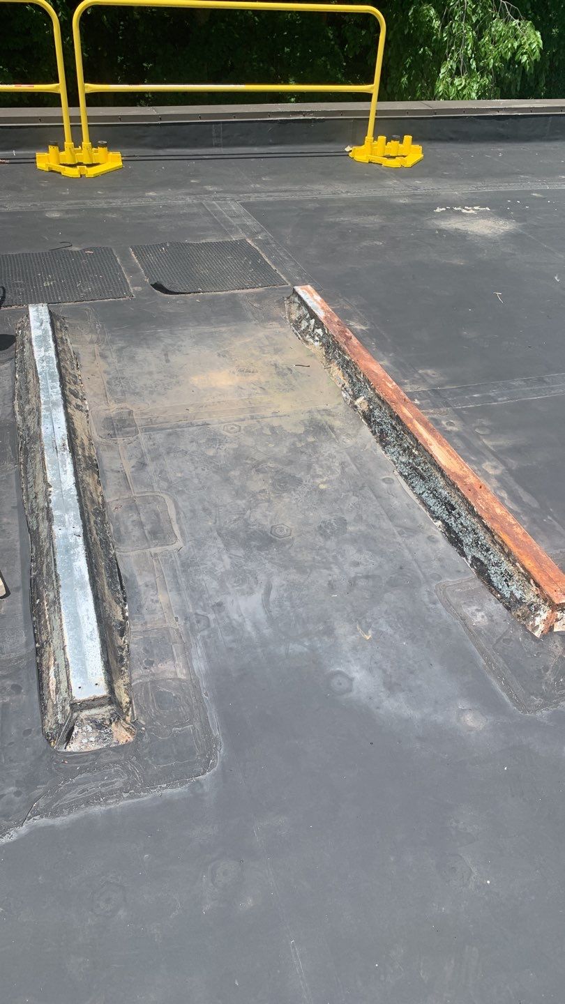Commercial Roofing Repair using EPDM  by A Plus Exterior