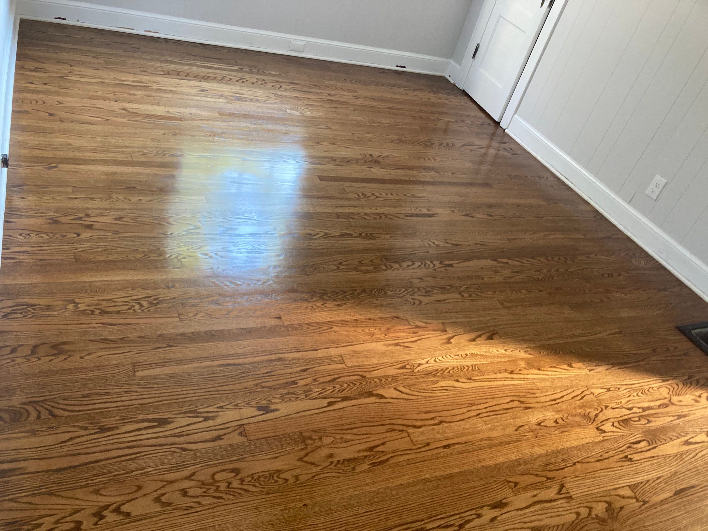 Hardwood floor refinish/restore by Footprints Floors of Nashville