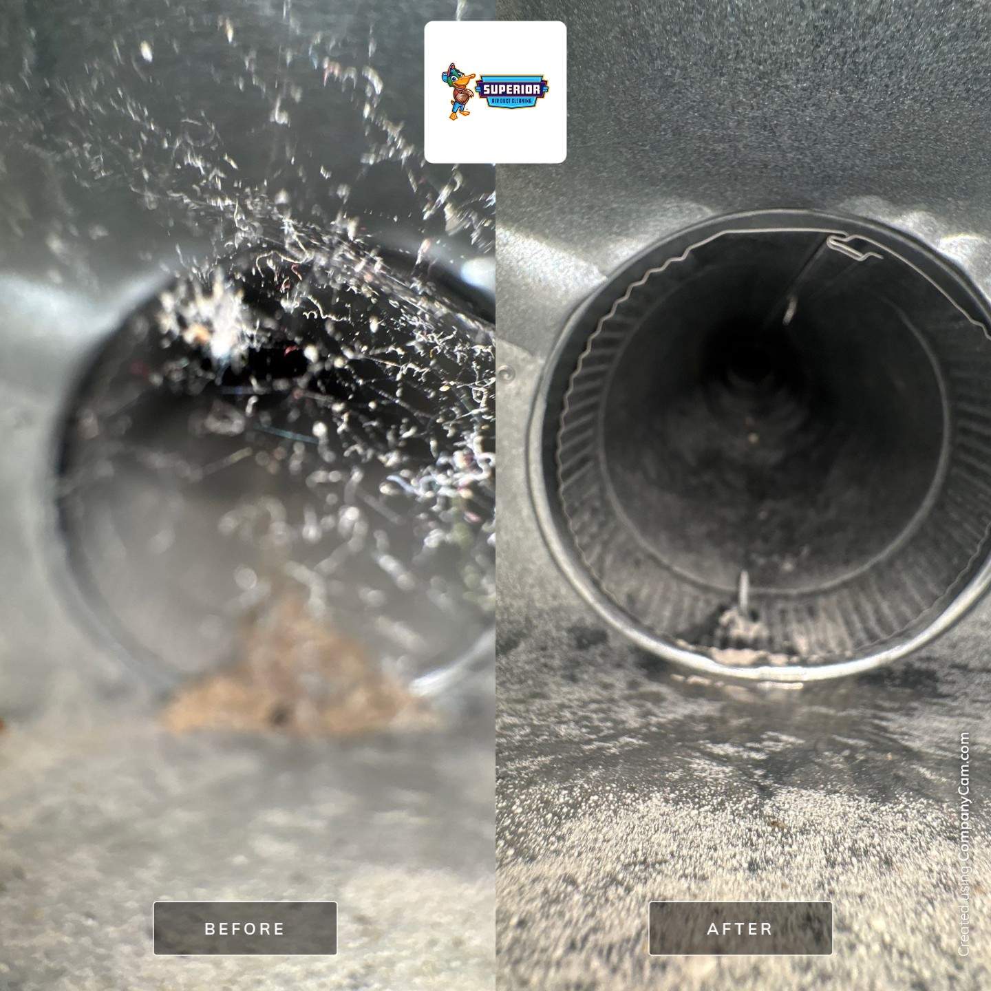 Air Duct Cleaning With a Vacuum Truck in New Castle, PA by Superior Air Duct Cleaning