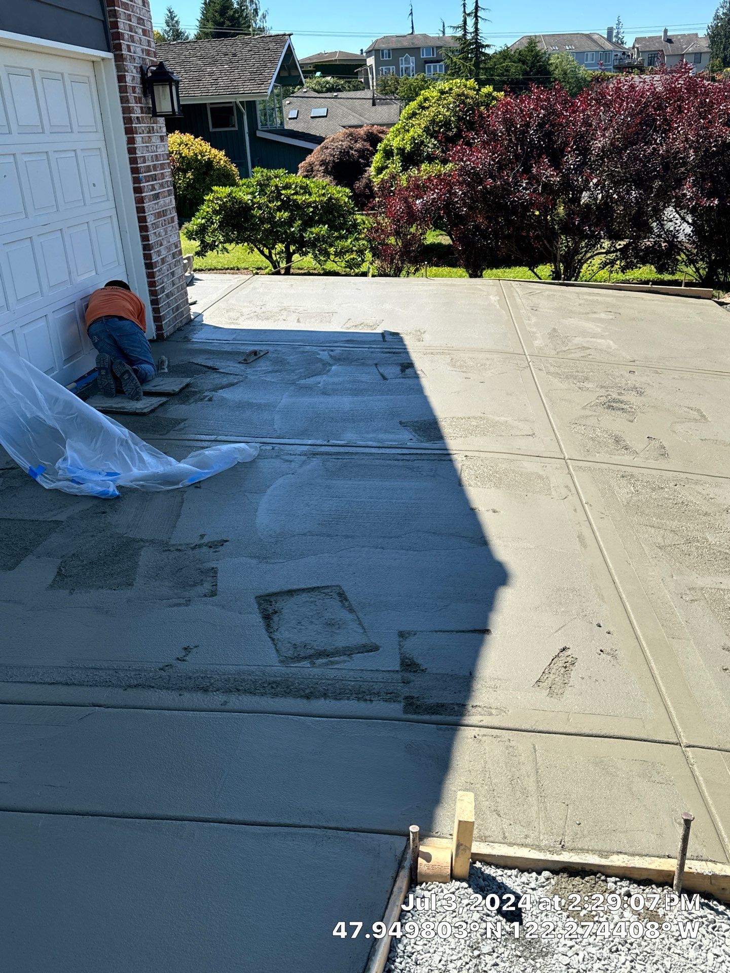 Jacob | Concrete Driveway  by Jireh Asphalt & Concrete Inc 