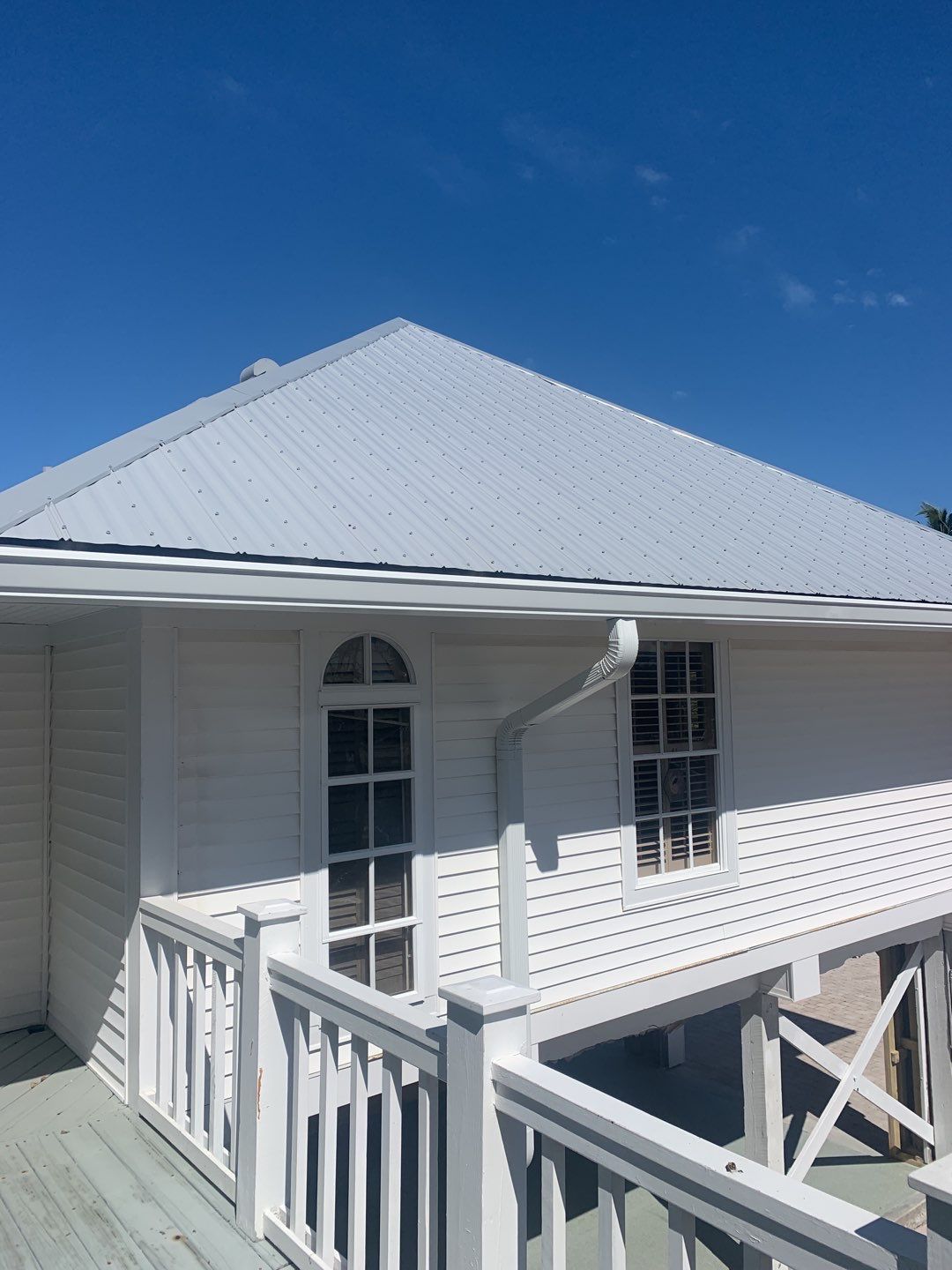 Downspout Installation using Downspout Extension in Sanibel FL by Gutter Professors