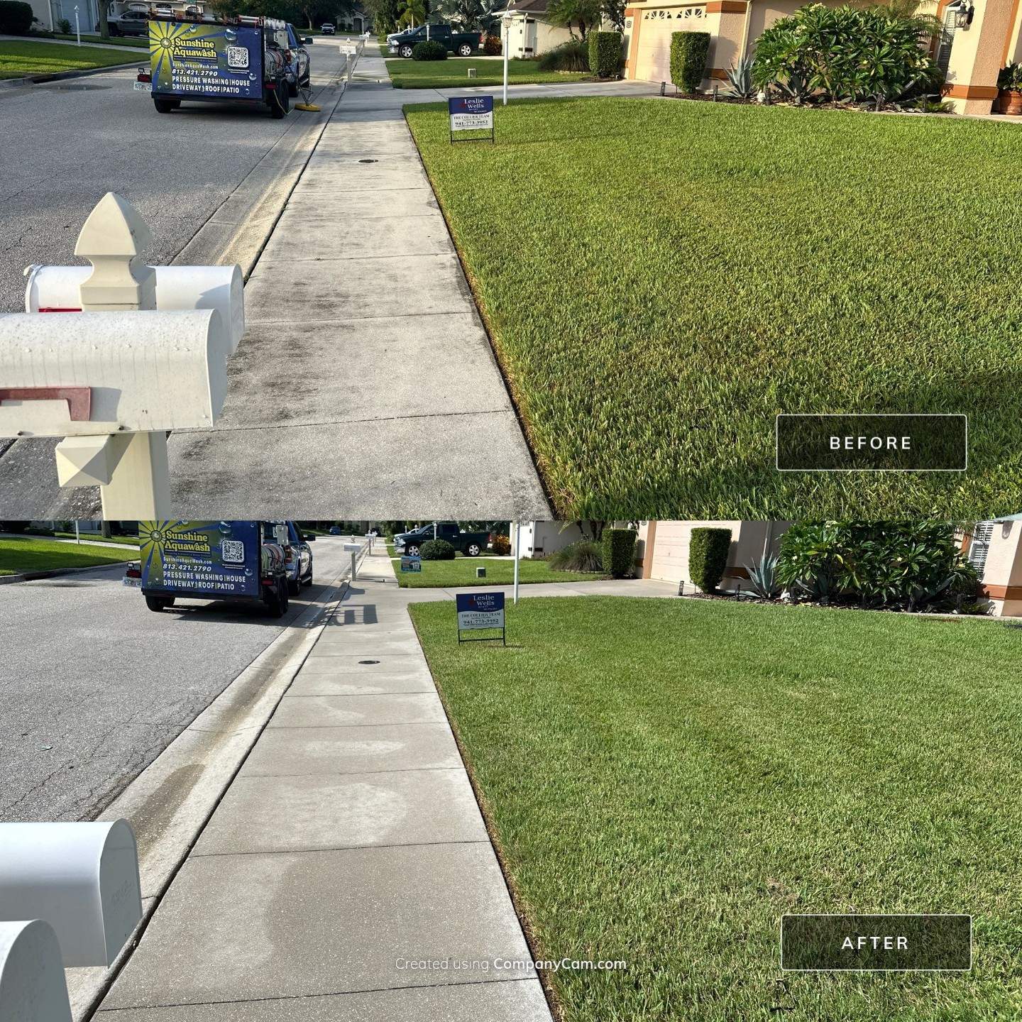 🏡 Pre-Sale House & Driveway Cleaning – Arbor Creek, Palmetto, FL by Sunshine AquaWash