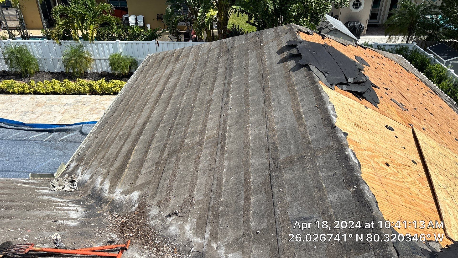 Roof Replacement from Tiles to Metal by Earl W. Johnston Roofing