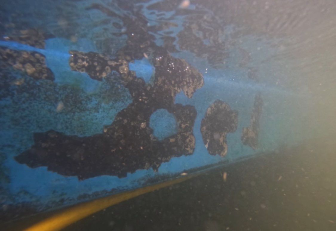 Project in Fort Myers Beach by Florida Hull Cleaning 