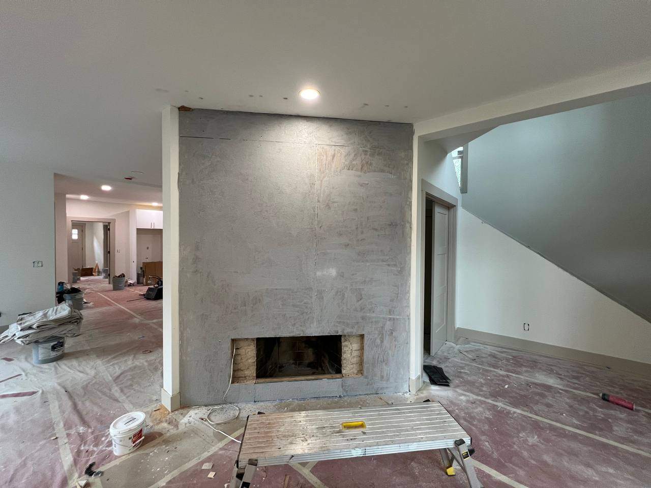 Fireplace Stone Work by Handyman State LLC