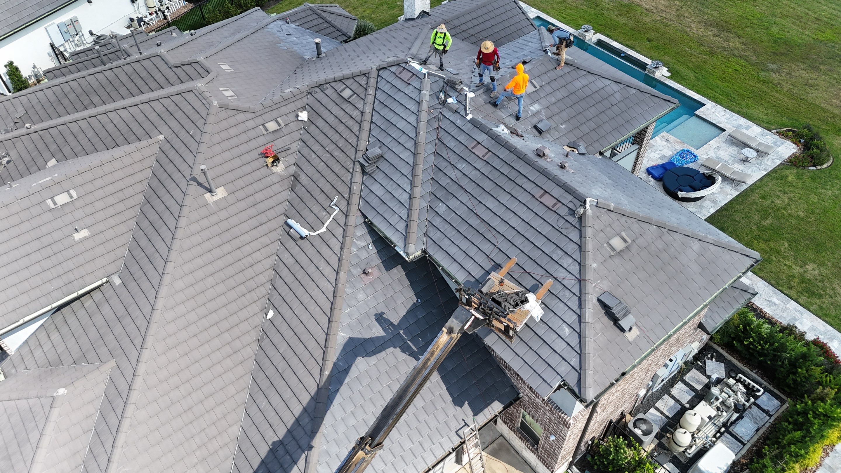 Saxony Tile Repair in Bridgeland!  by Core Four Roofing