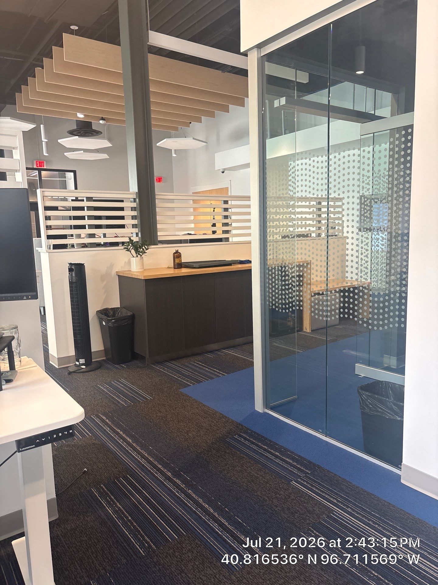 Modern Office Renovation with Glass Partitions in Lincoln by CompanyCam Sales Demo