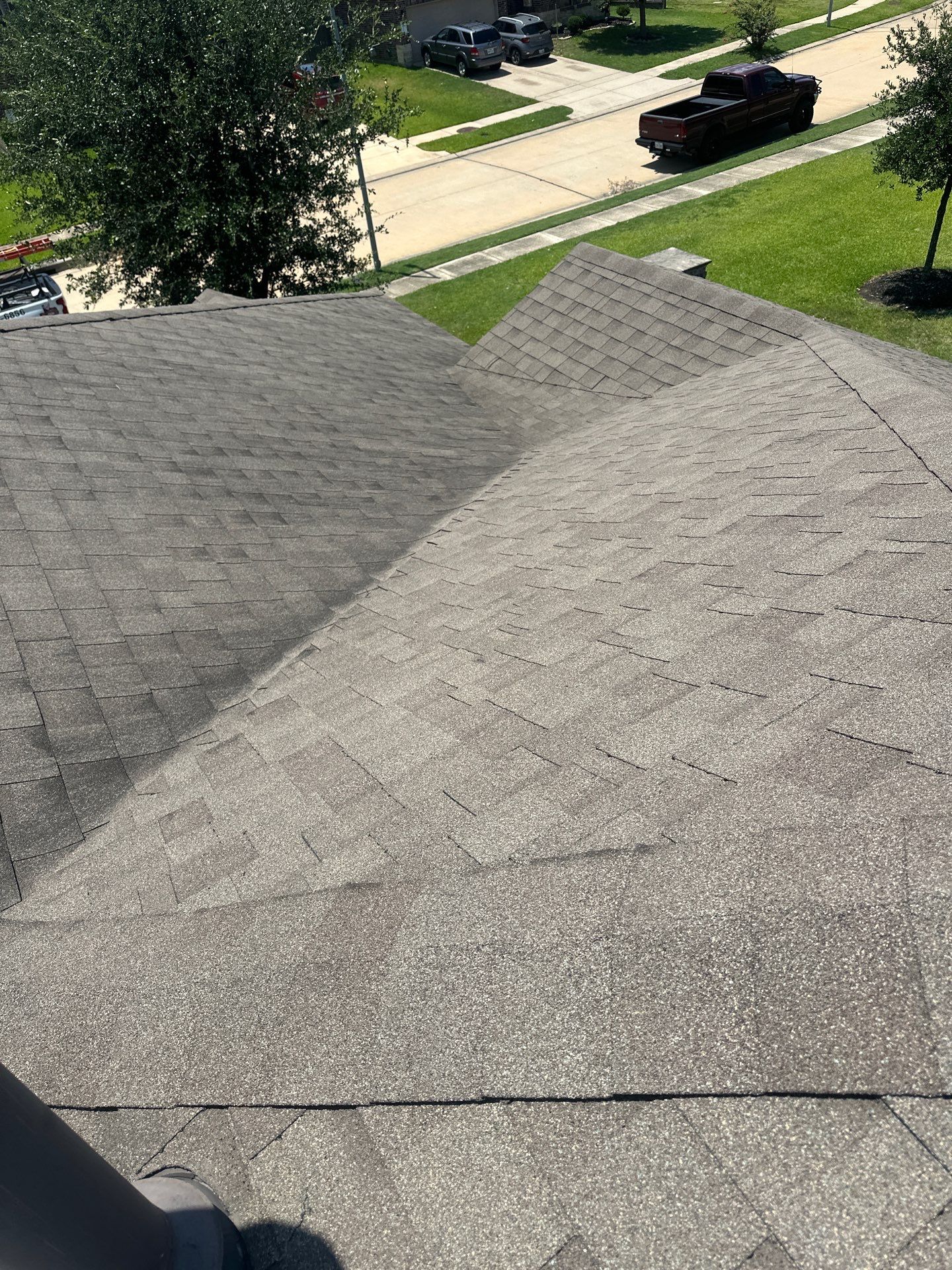 Hail Damage using Owen's Corning Duration (Lifetime) Shingles by Roof Repair Company