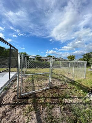 Venice, FL 6ft. Tall Galvanized Chain-Link Fence