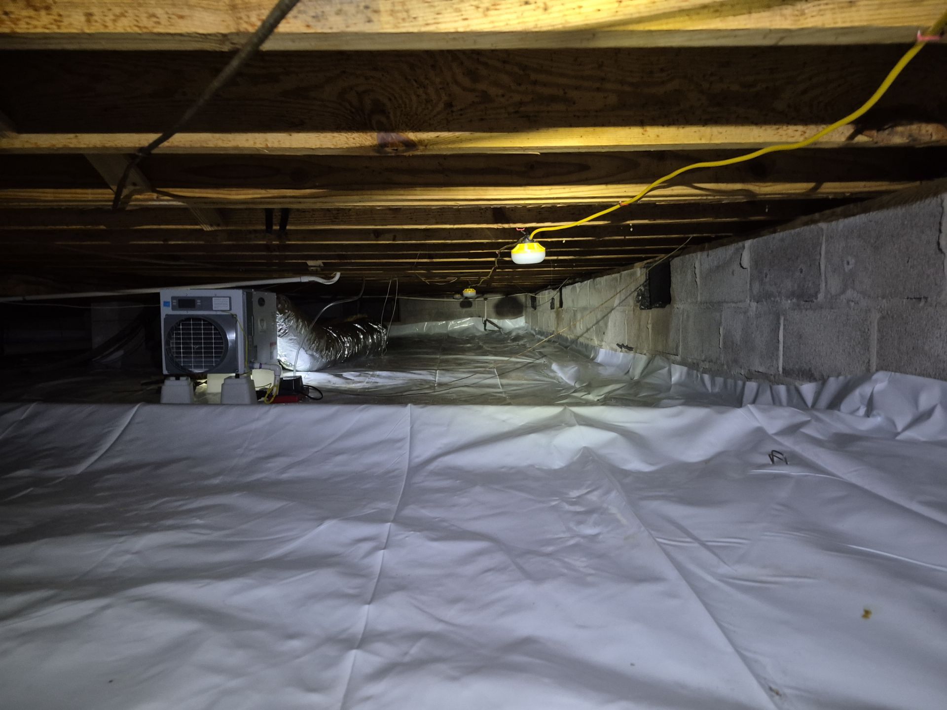 Project in Norfolk by Patriot Crawl Space Repairs