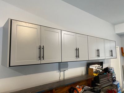 Don G. adds storage to his garage!