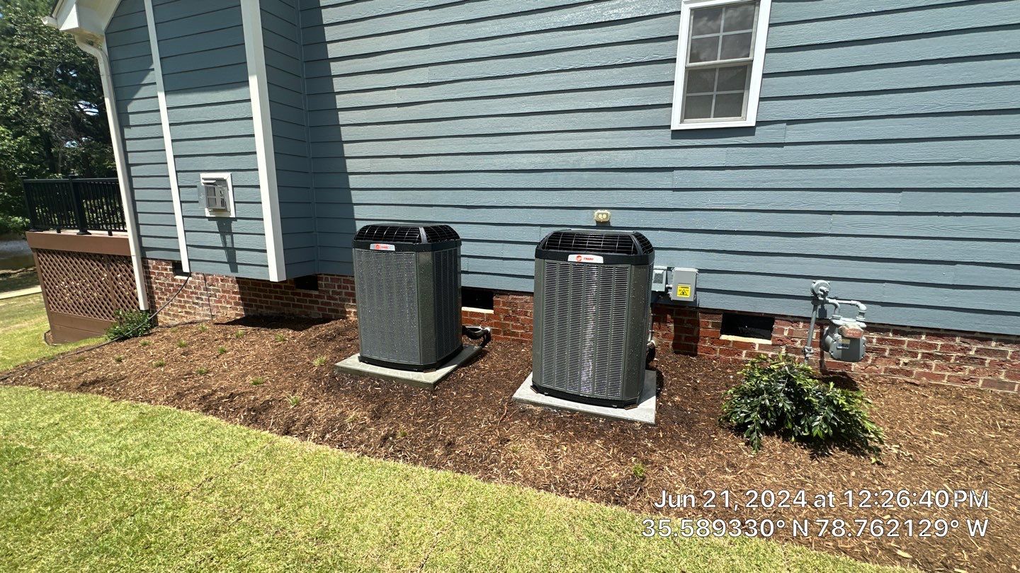 2 Trane XV20i Split System Install by Nick's Mechanical LLC.