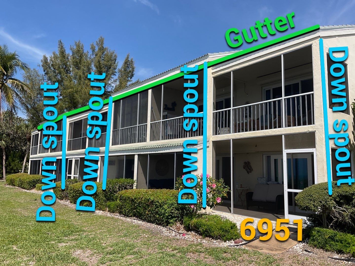 Commercial Gutters Installation in Longboat Key FL by Gutter Professors