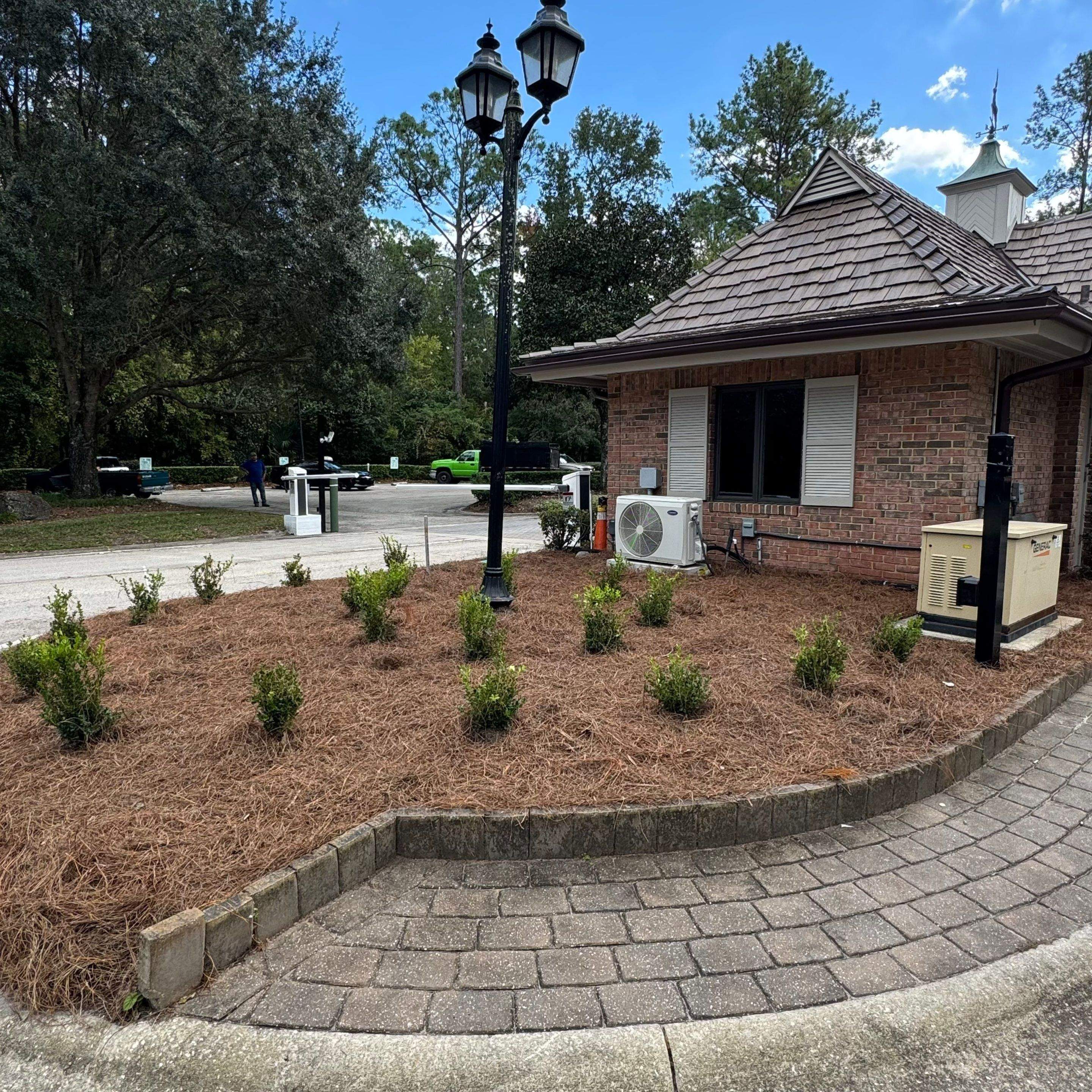 Main Gate Landscaping Project | Deerwood Community by ProGreen Services
