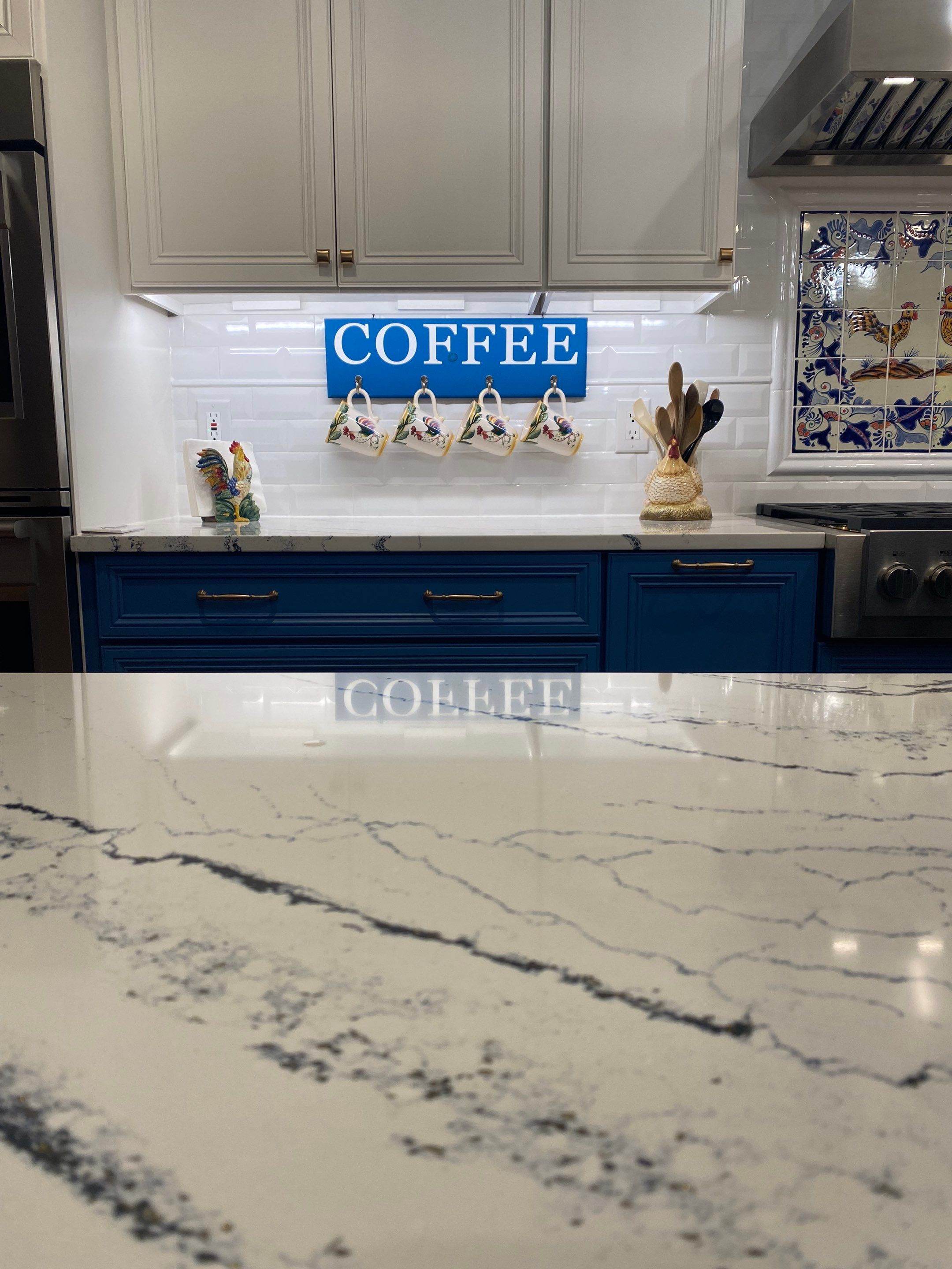 Vista Del Norte Kitchen Remodel | Smart Storage & Custom Blue Island by Legacy Bath and Kitchen