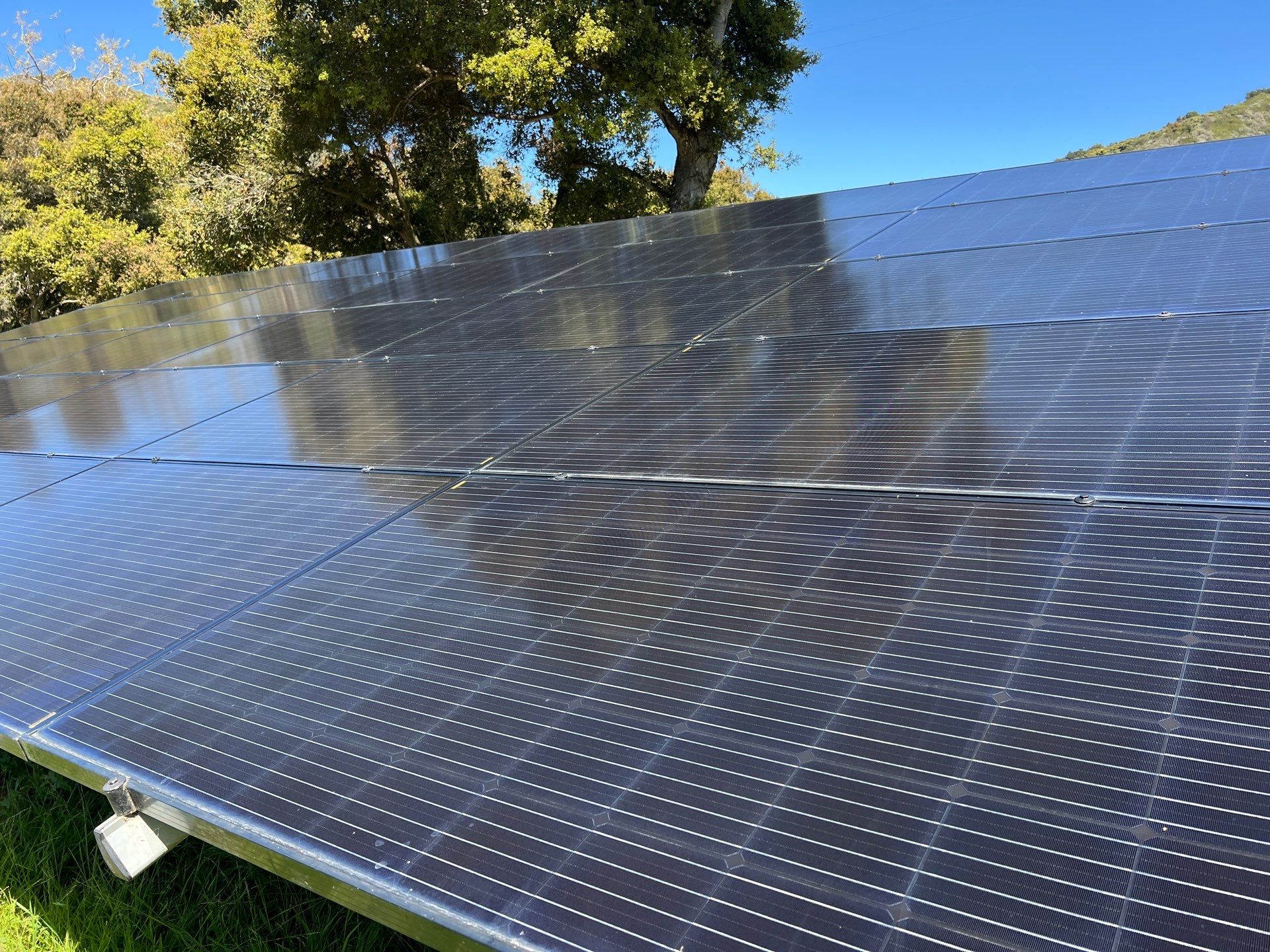 Groundmount Solar Cleaning by Sunrise 805