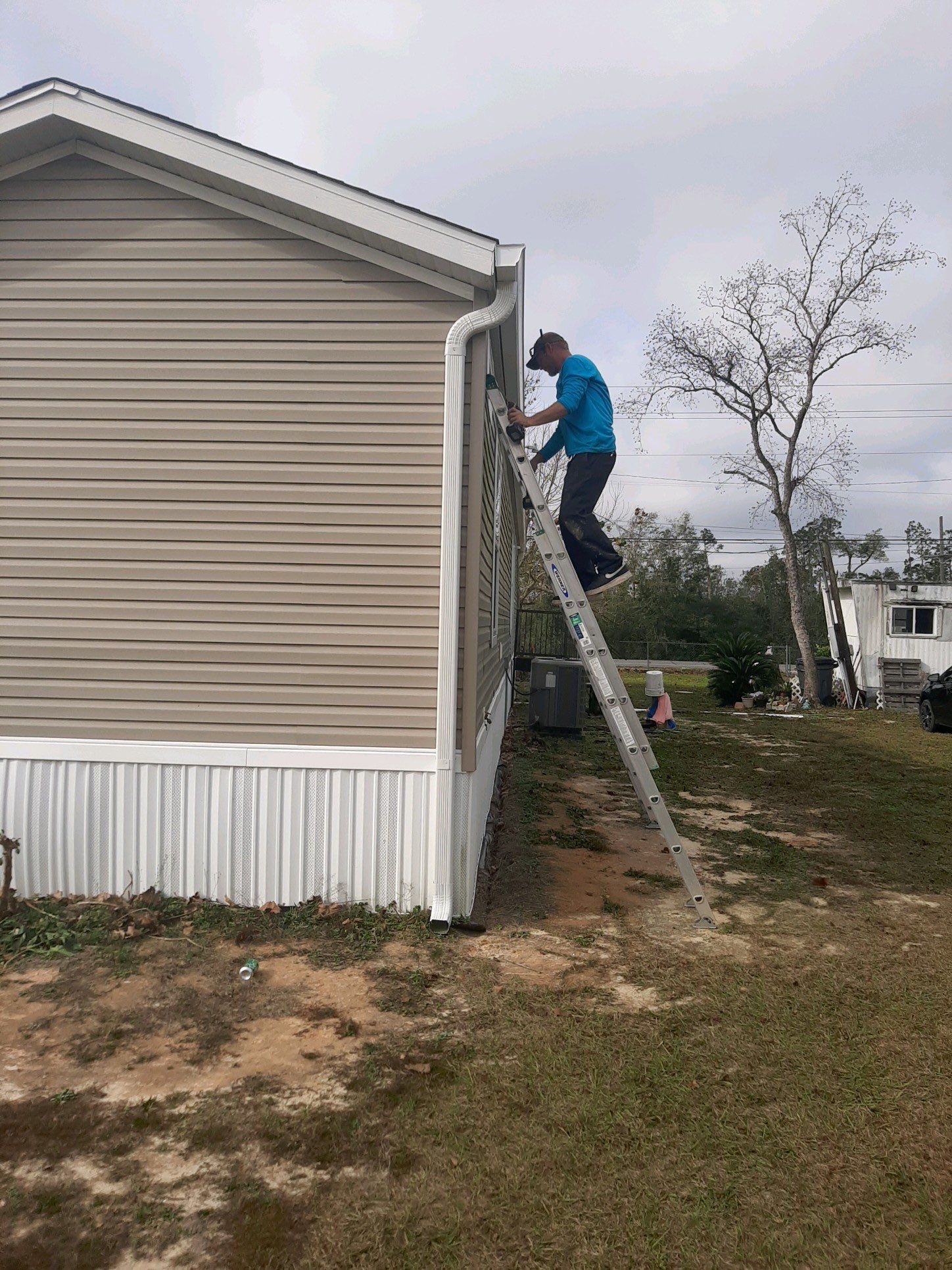 Seamless Gutter Installation Using K-Style Gutters With Gutter Guards by Gutter Professors