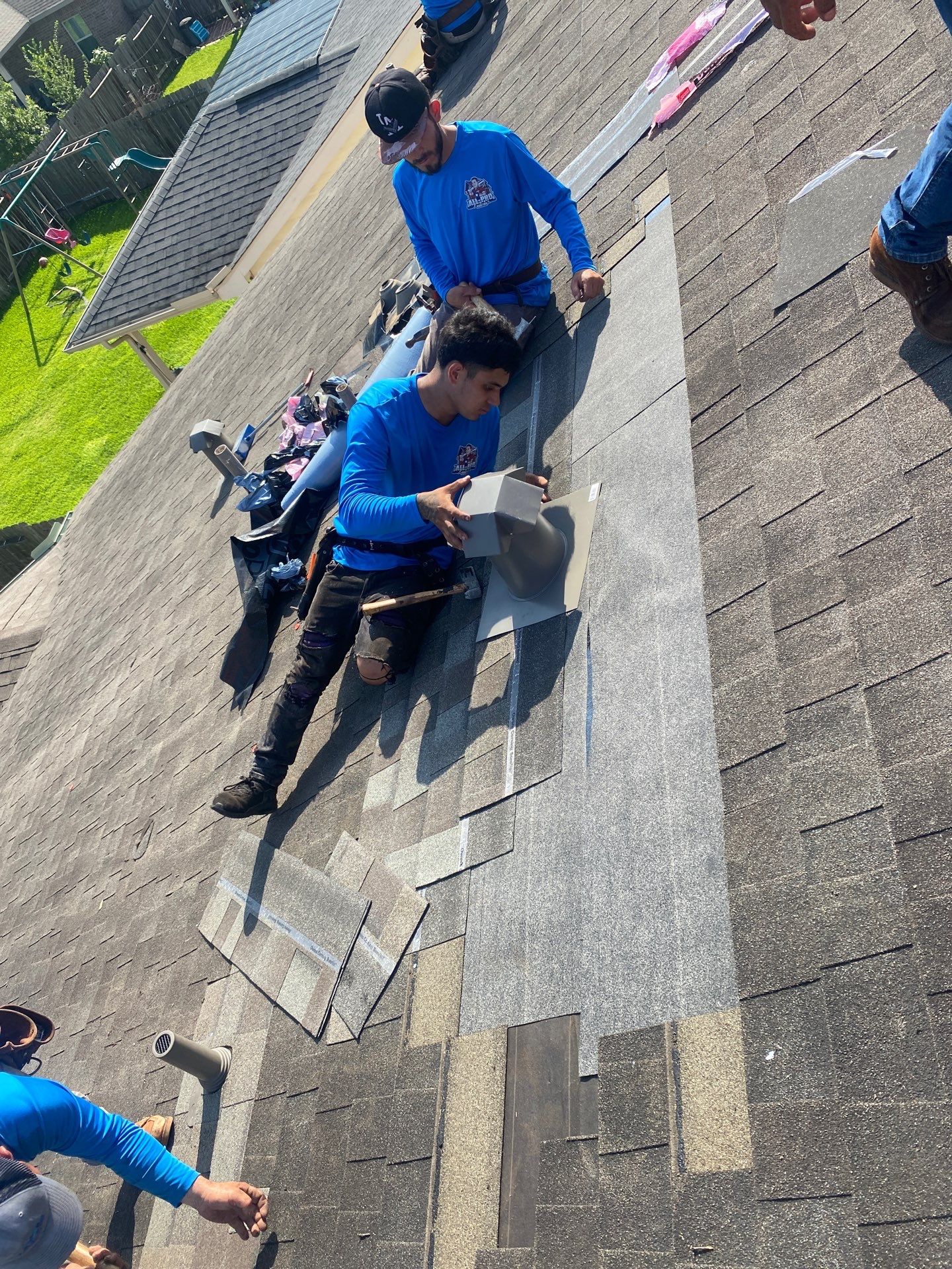 Hail Damage using Owen's Corning Duration (Lifetime) Shingles by Roof Repair Company