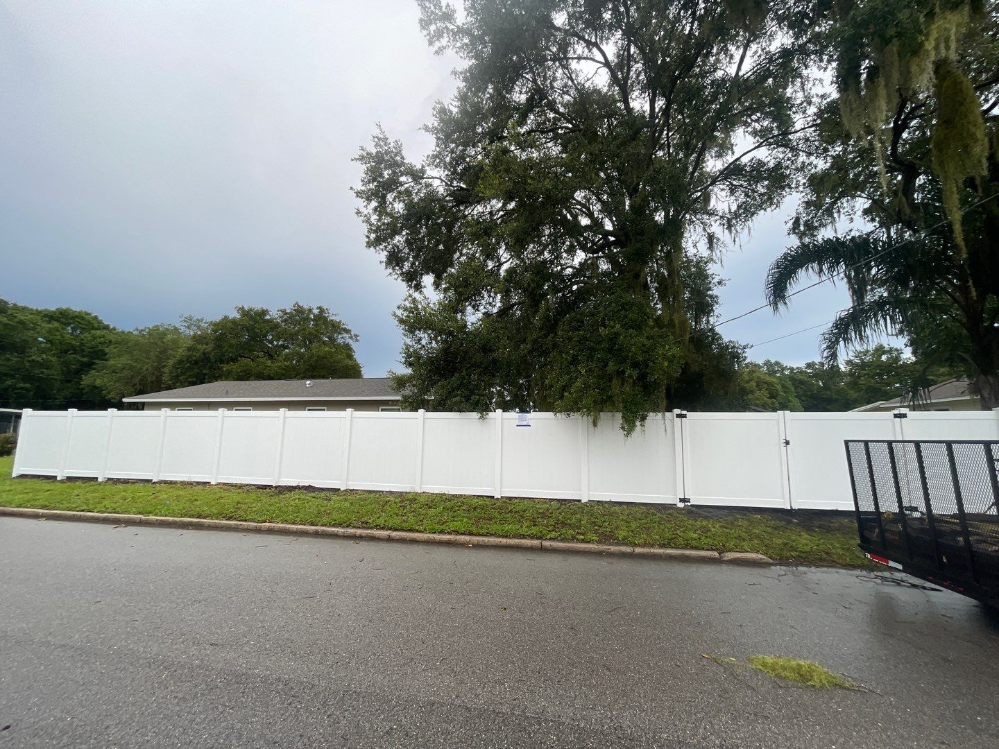Palmetto, FL 6ft. Tall White Vinyl Privacy Fence  by Asap fence and gates, LLC