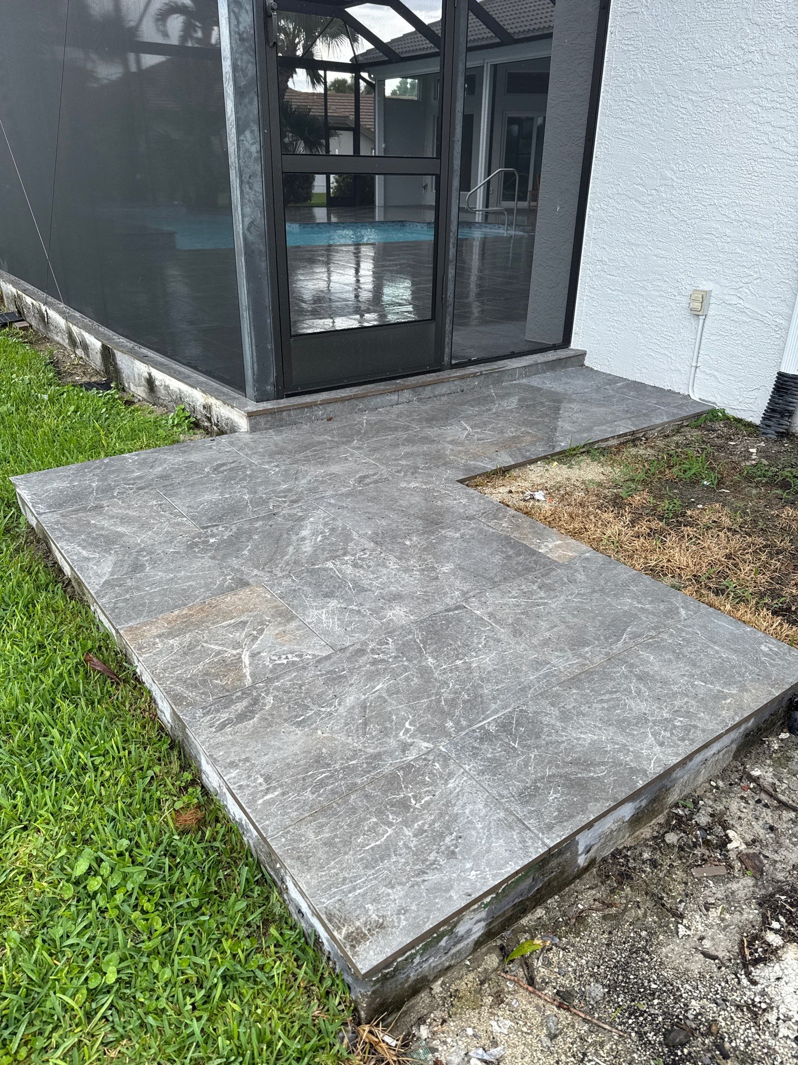 Pool Renovation/Porcelain pavers/Wild Cat Run by Old Town Pavers Llc