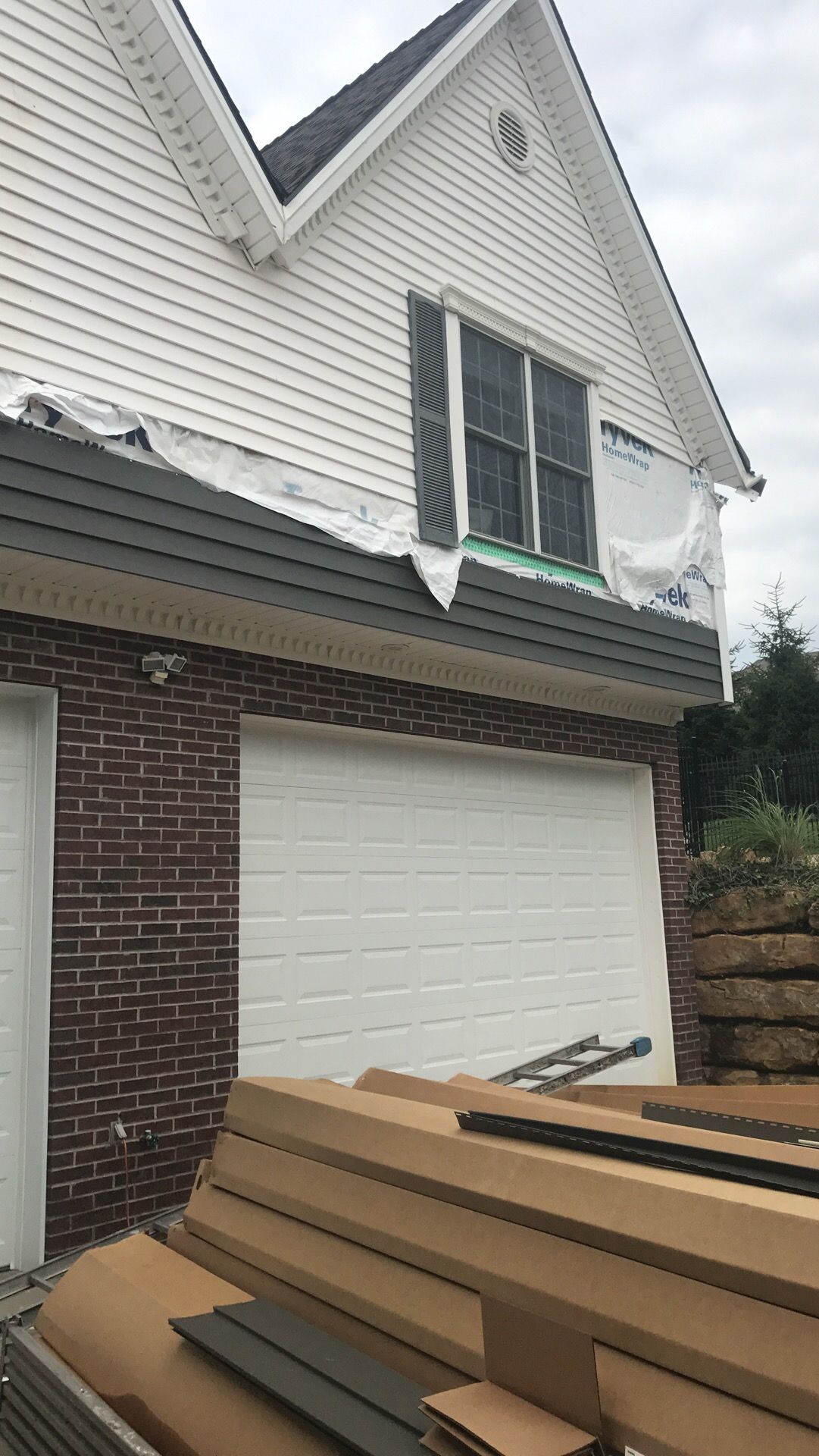 ROOF SIDING GUTTER REPLACEMENT after major Stom  using Owens Corning Duration and Alside Prodigy Siding by Gorilla Exteriors Contracting, LLC