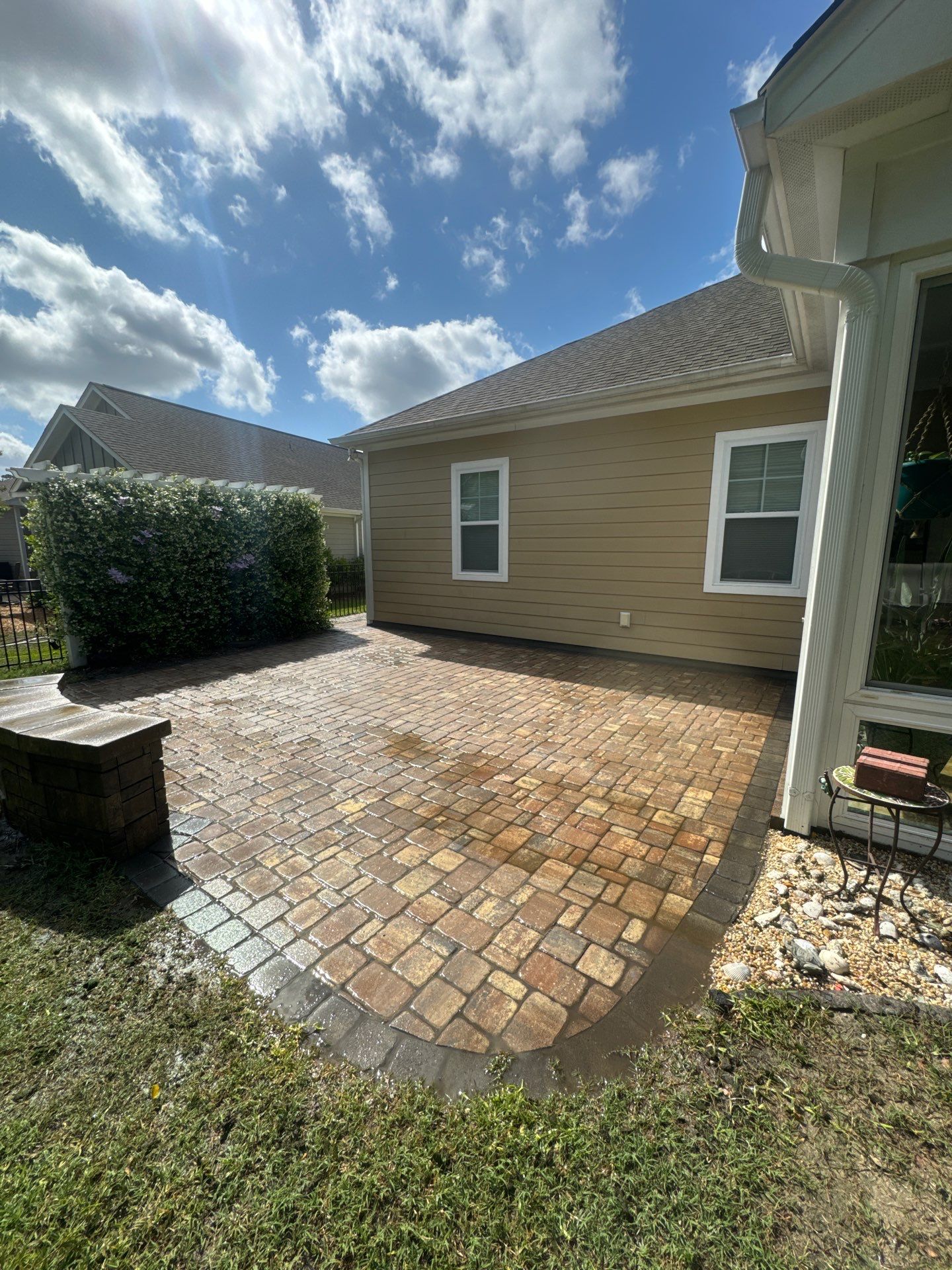 Travertine using Concrete Sealant by DuraSeal