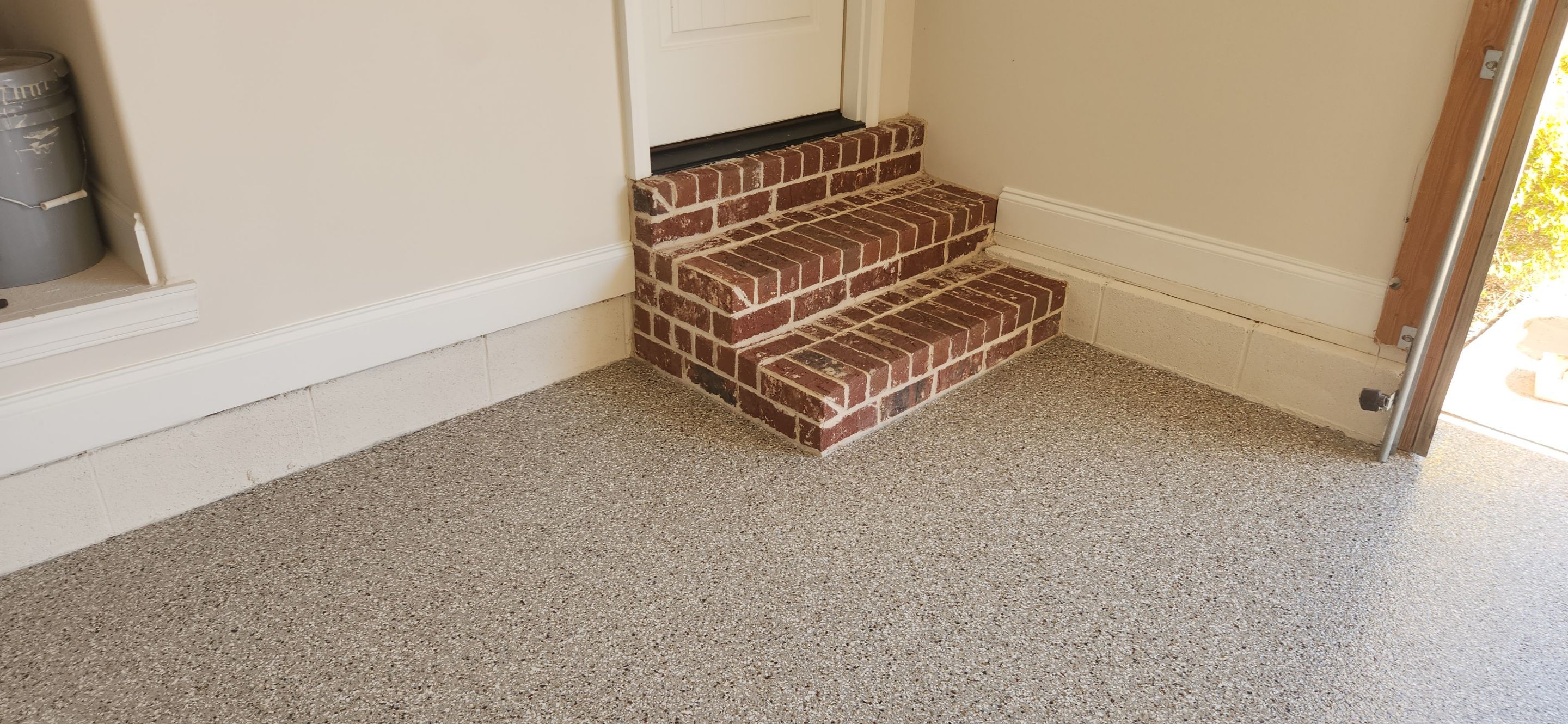 Garage using Creekbed by Elite Floor Solutions