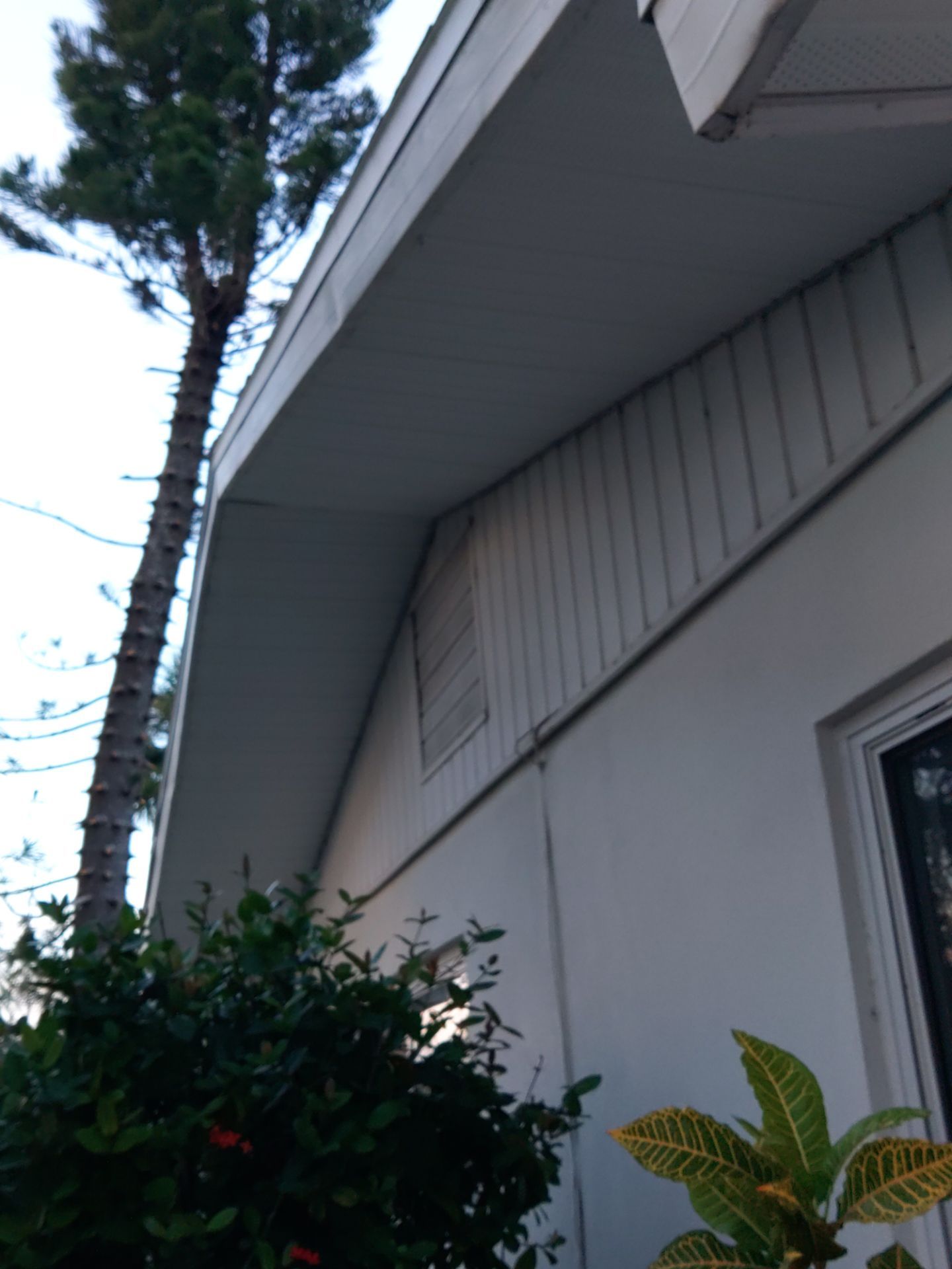 Soffit White Vinyl Installation FL by Gutter Professors