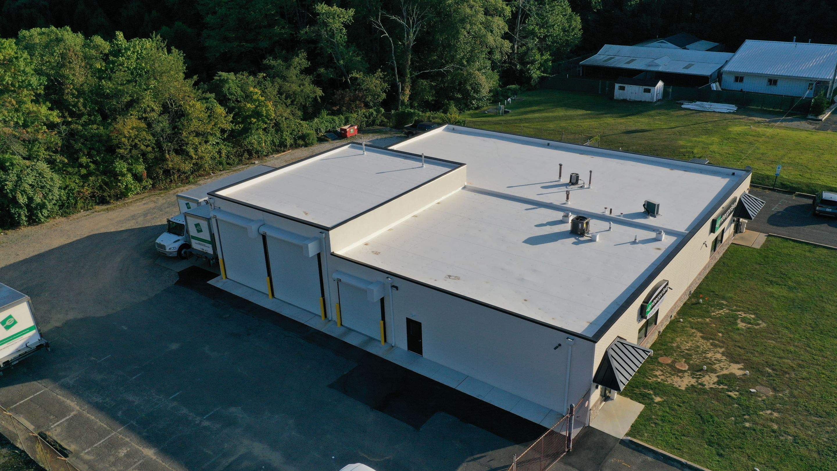 Commercial Roofing Installation using GAF TPO by All Site Roofing
