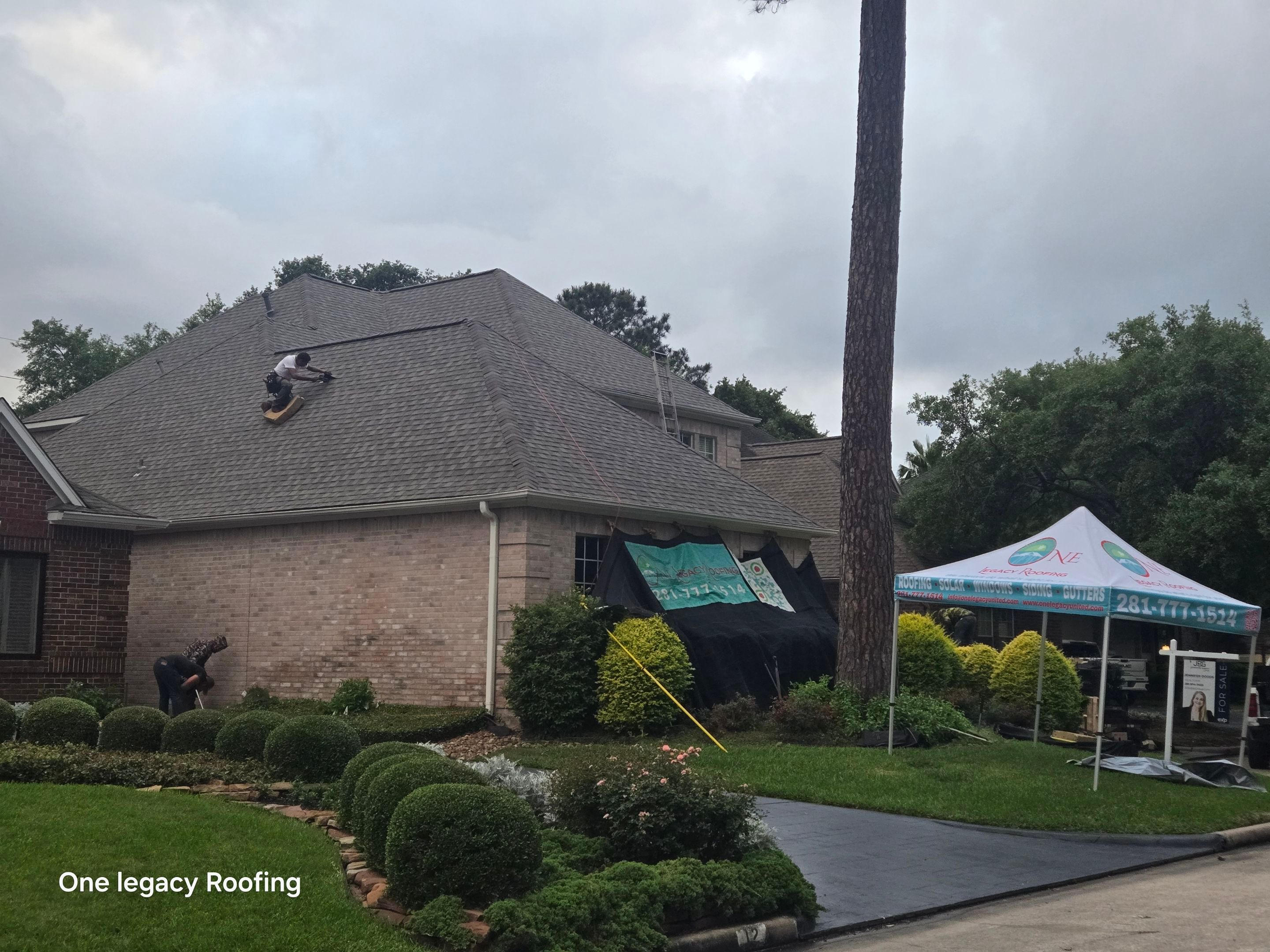 Residential Roof Replacement in Spring, TX by One Legacy United