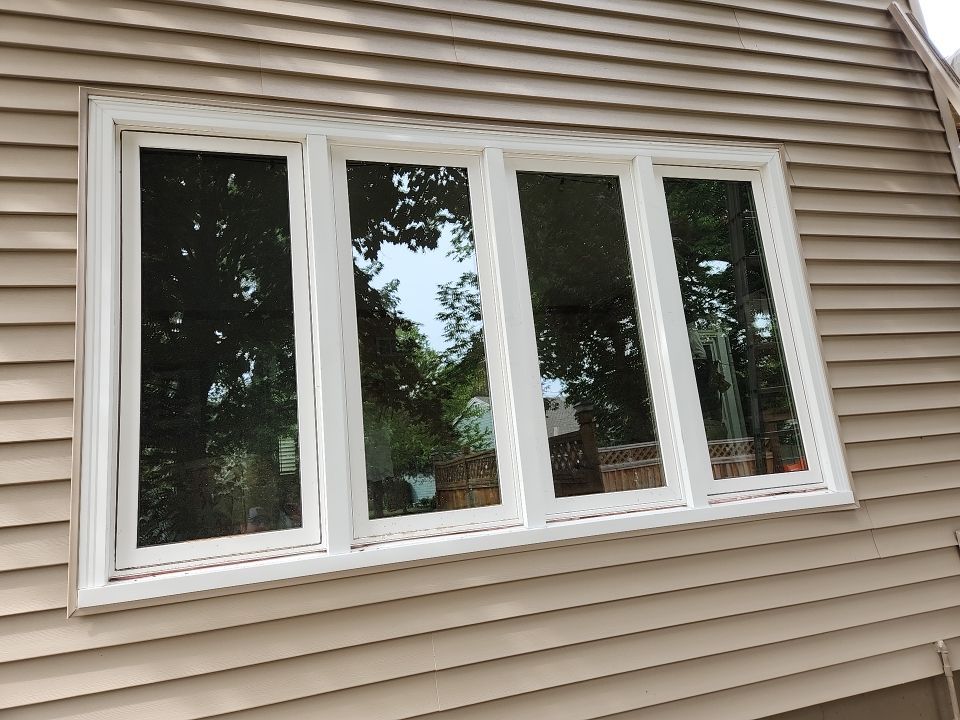 All New Craneboard D7 siding and New prefinished front door   by EEC  Windows, Siding & Roofing 