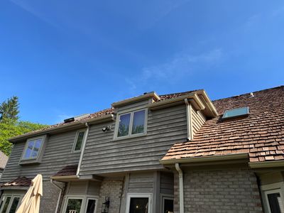 Turtle Shell gutter protection installation in St. Charles, IL 60174, photograph 12