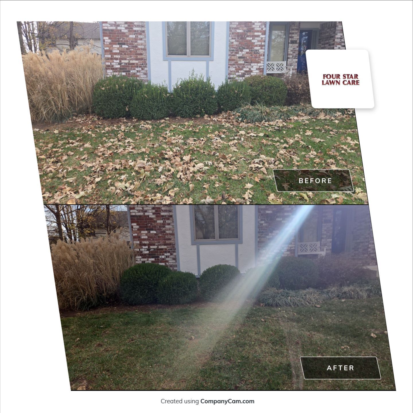 Project in Wichita by Four Star Lawn Care