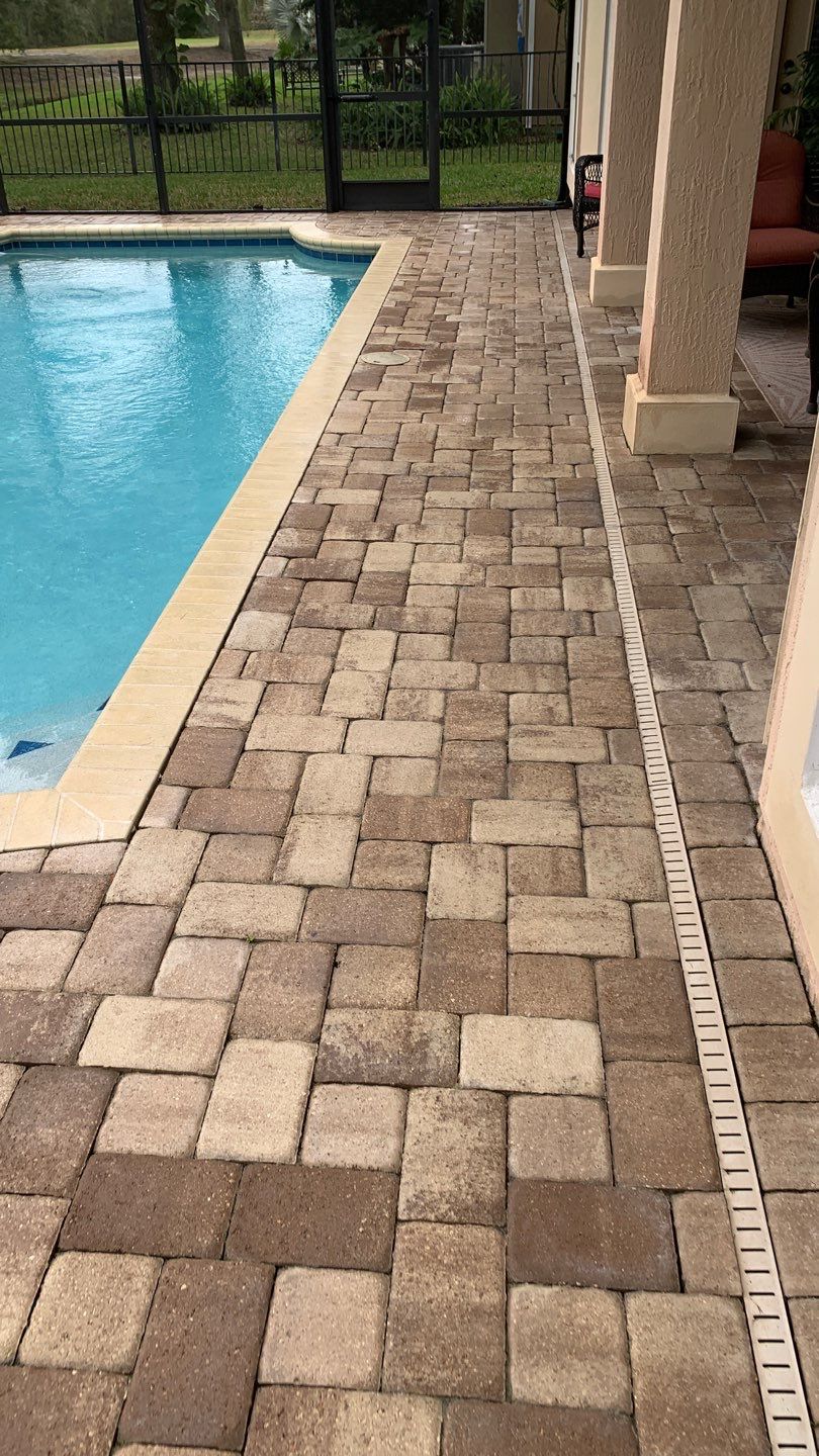 Pool Deck using Concrete Sealant by DuraSeal